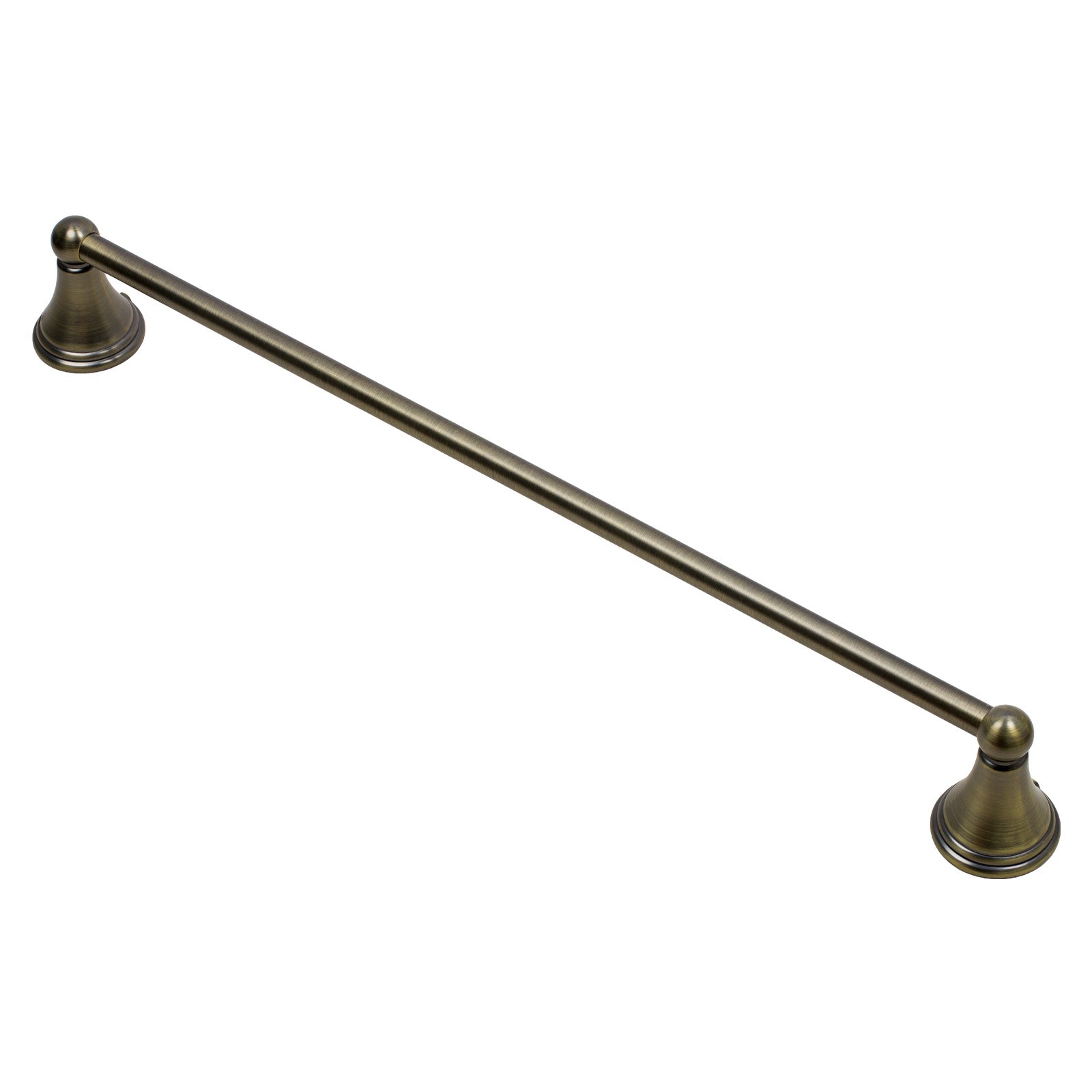 SHOW Image of 600mm Antique Brass Cambridge Towel Bar Rail