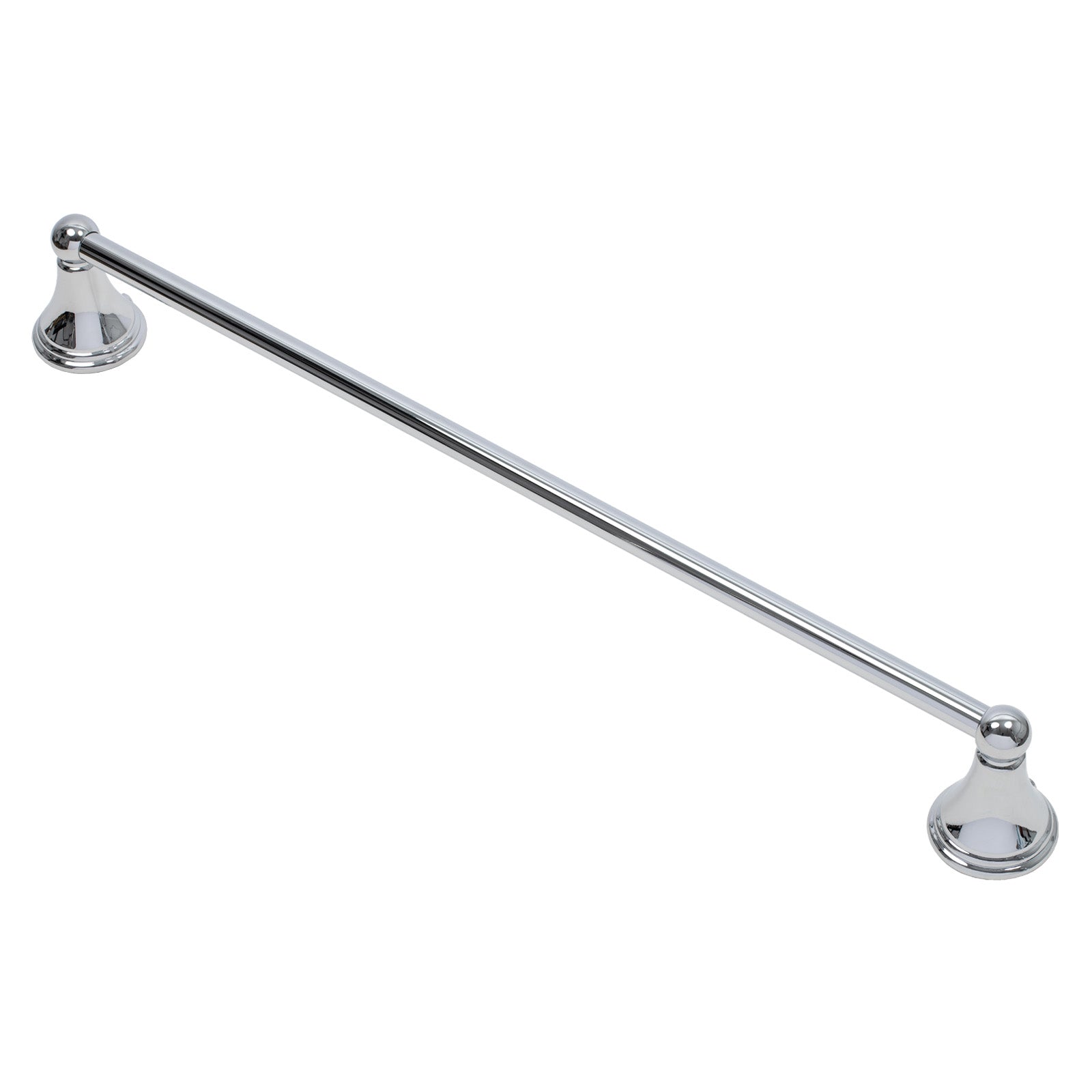 SHOW Image of 600mm Polished Chrome Cambridge Towel Bar Rail