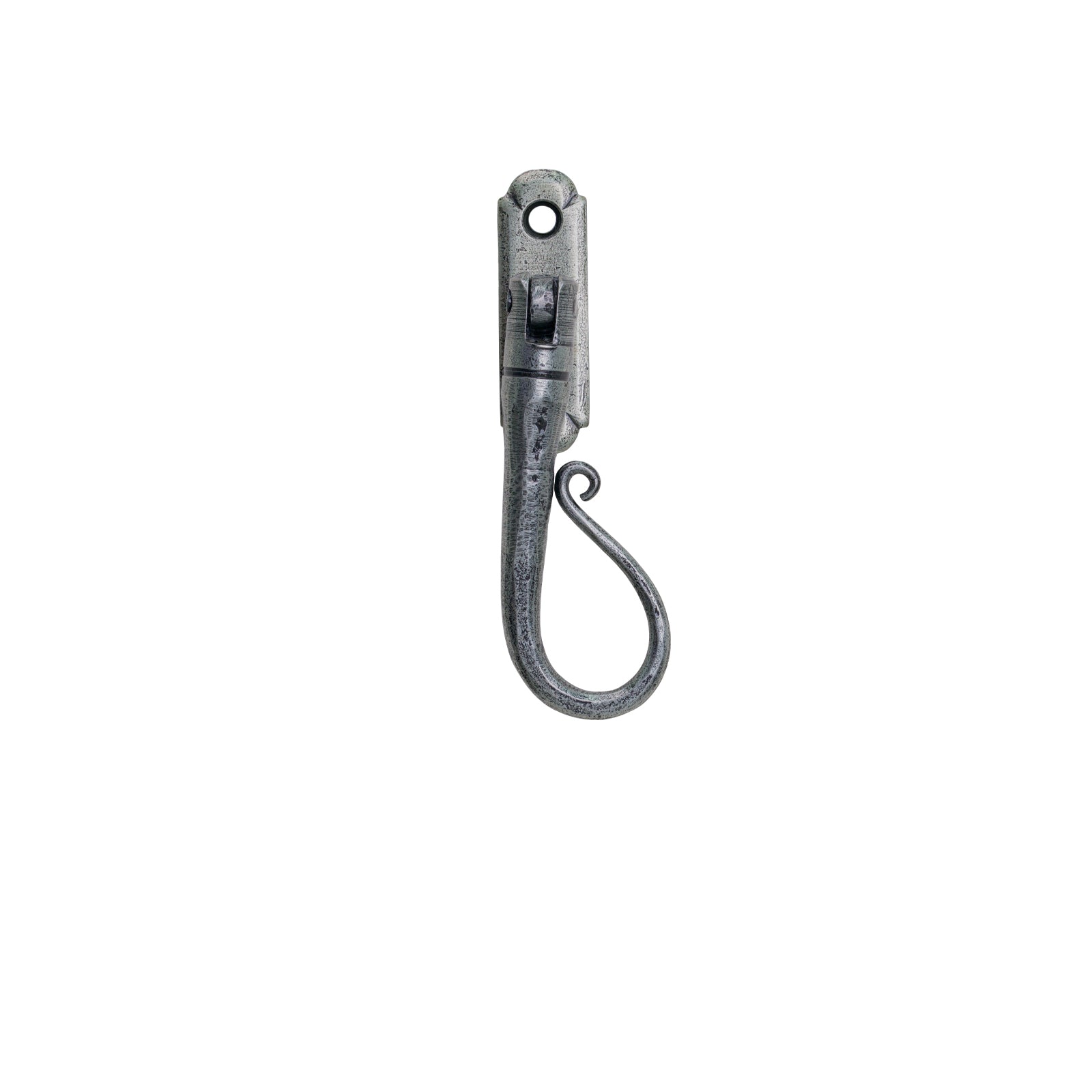 RH Pewter Patina Shepherd's Crook Espagnolette