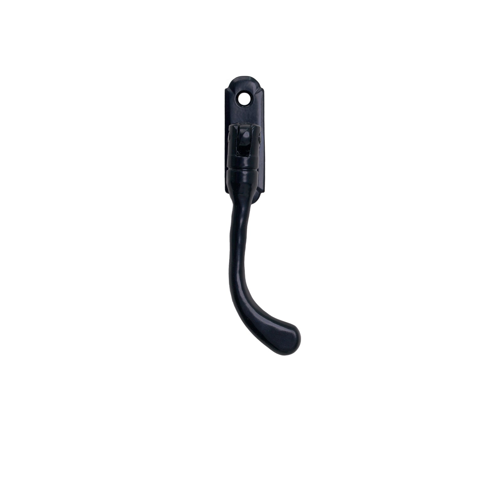 RH Black Locking Peardrop Espagnolette