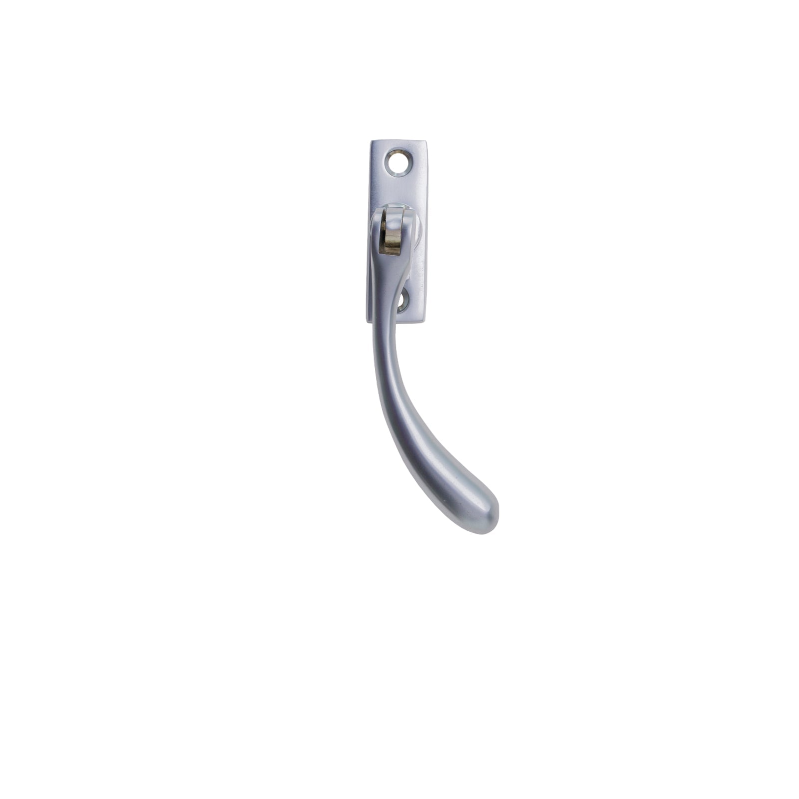 RH Satin Chrome Slim Peardrop Espagnolette