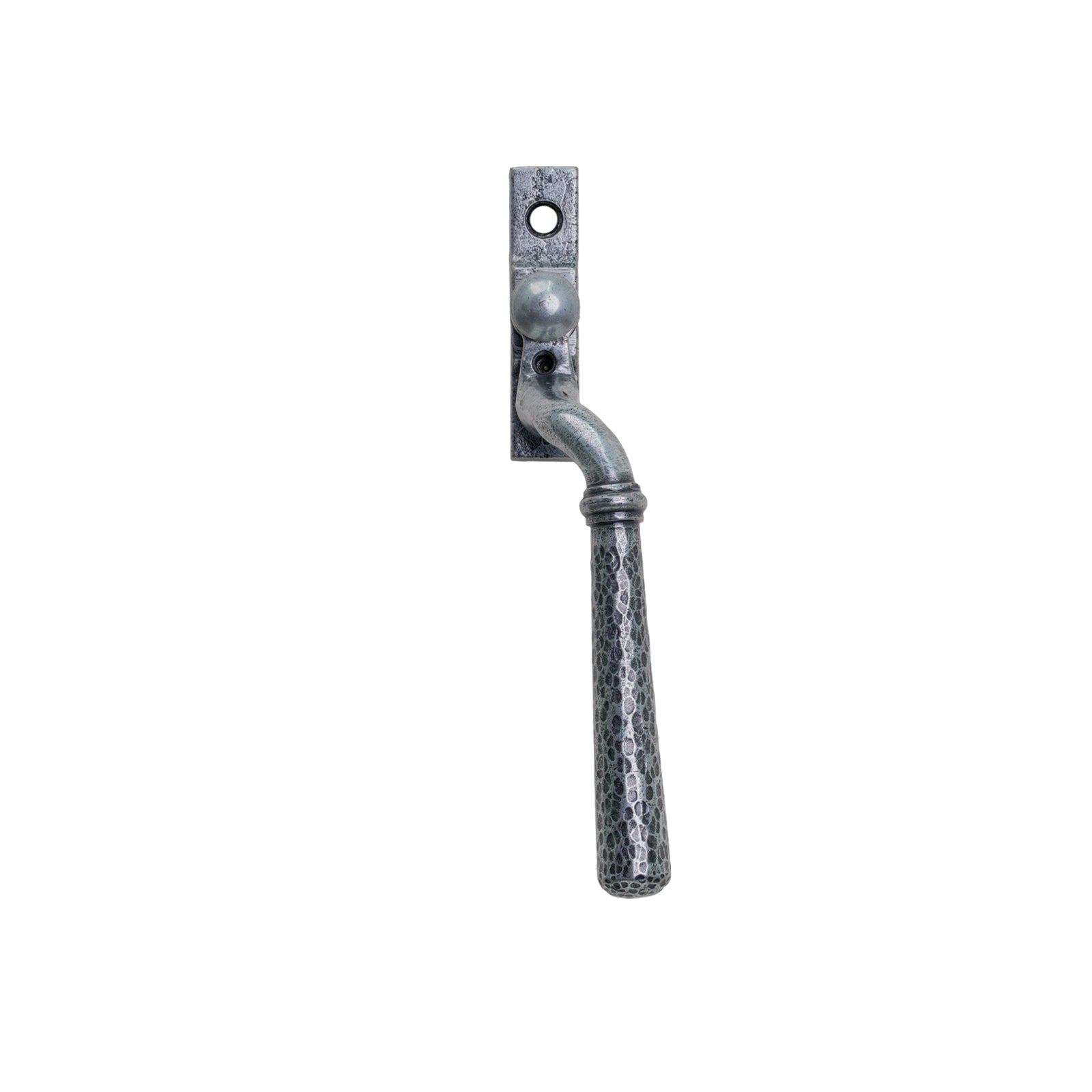 RH Pewter Patina Hammered Newbury Espagnolette
