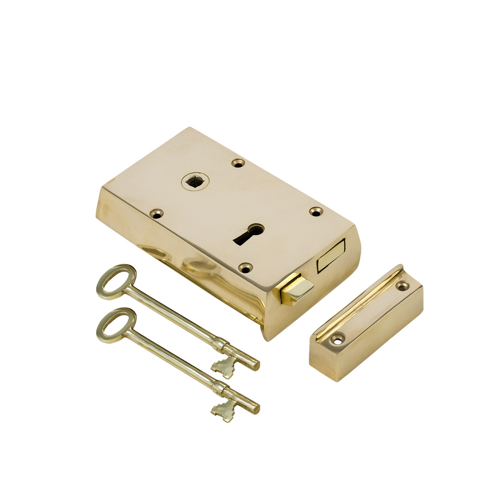 Small Brass Rim Lock & Knob Sets