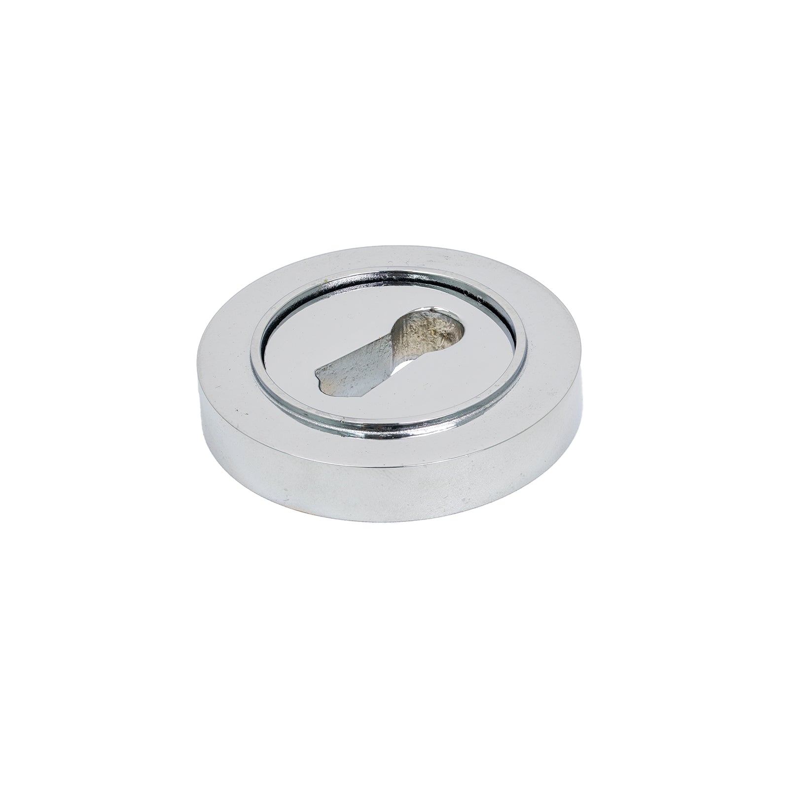 Polished Chrome BSU Plain Round Escutcheon