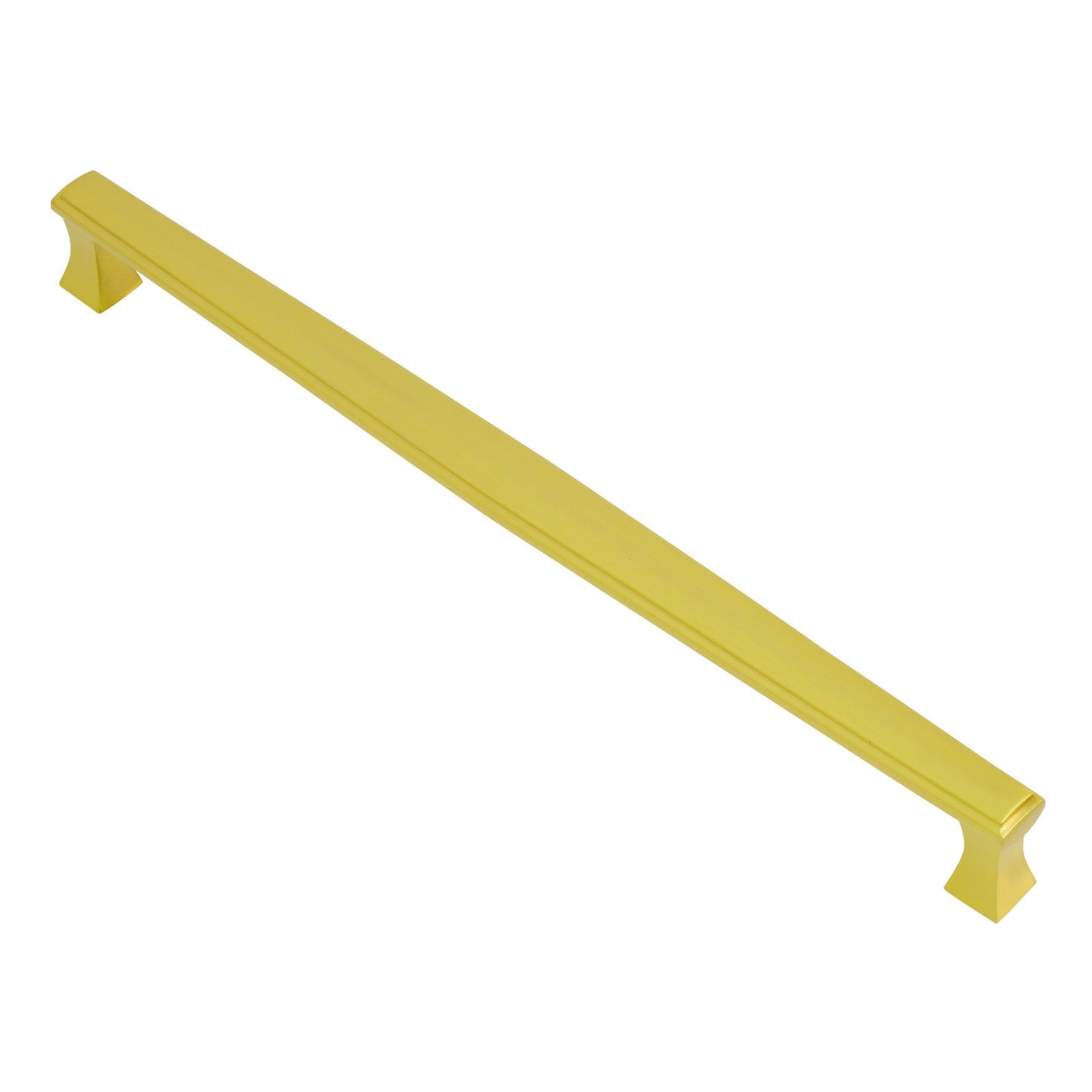 SHOW Image of 457mm Satin Brass Large Deco Door Pull Handle