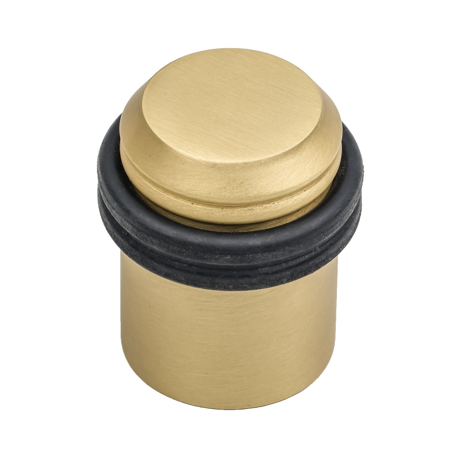 Satin Brass Floor Mounted Door Stop