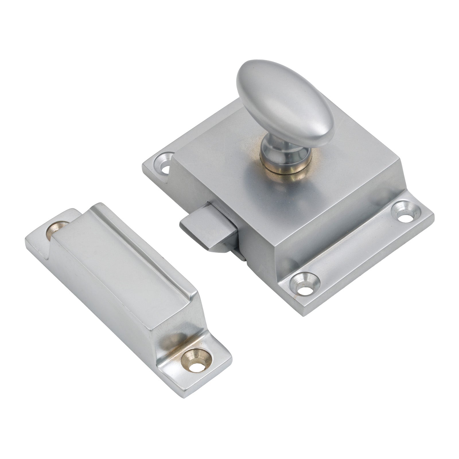 Satin Chrome Cabinet Latch