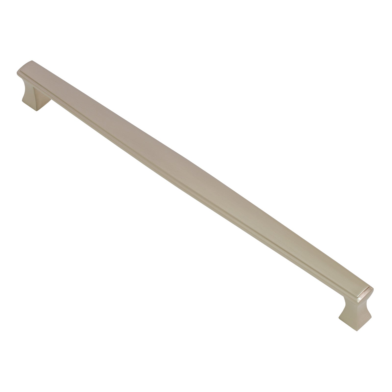 SHOW Image of 457mm Satin Nickel Large Deco Door Pull Handle