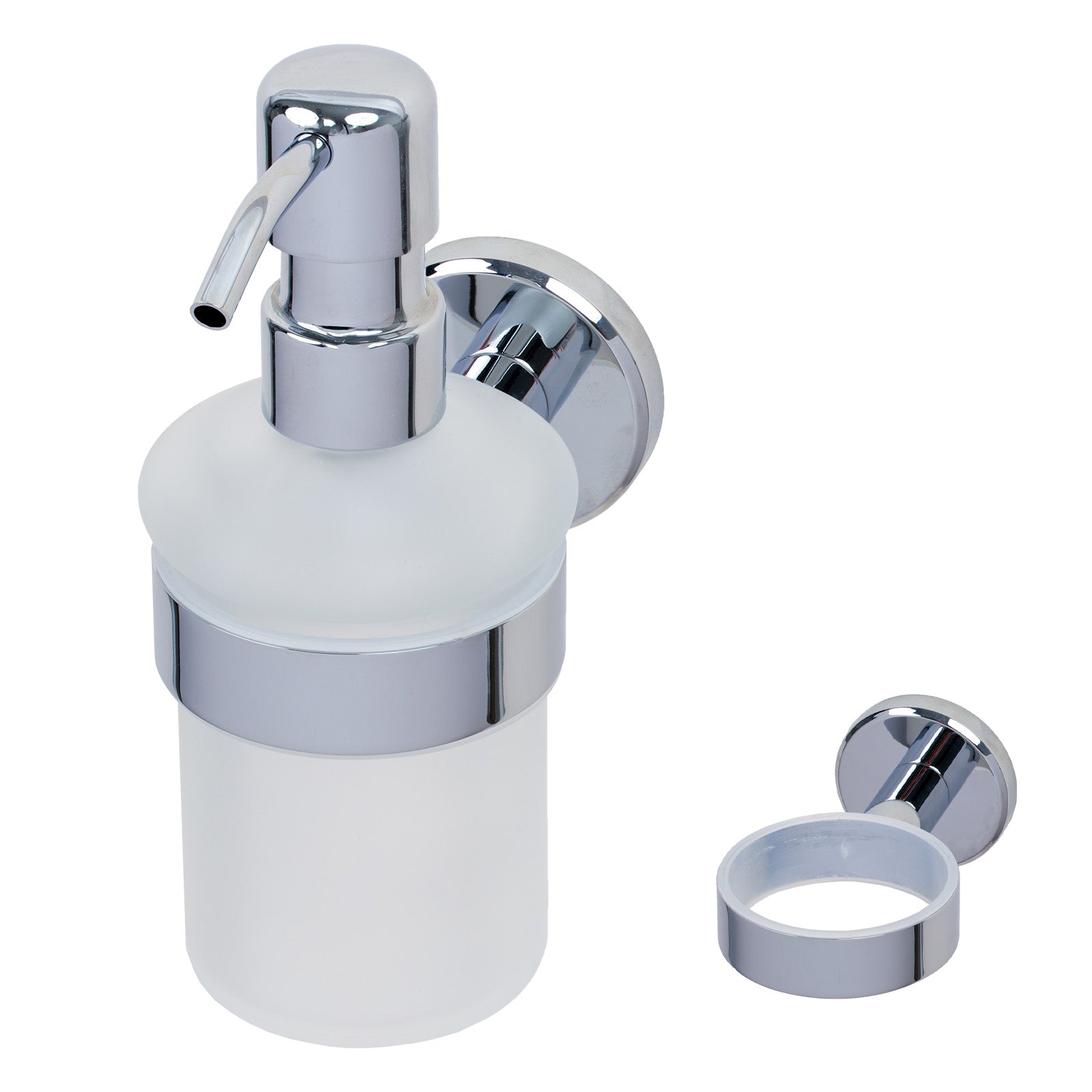 SHOW Image of Polished Chrome Oxford Soap Dispenser