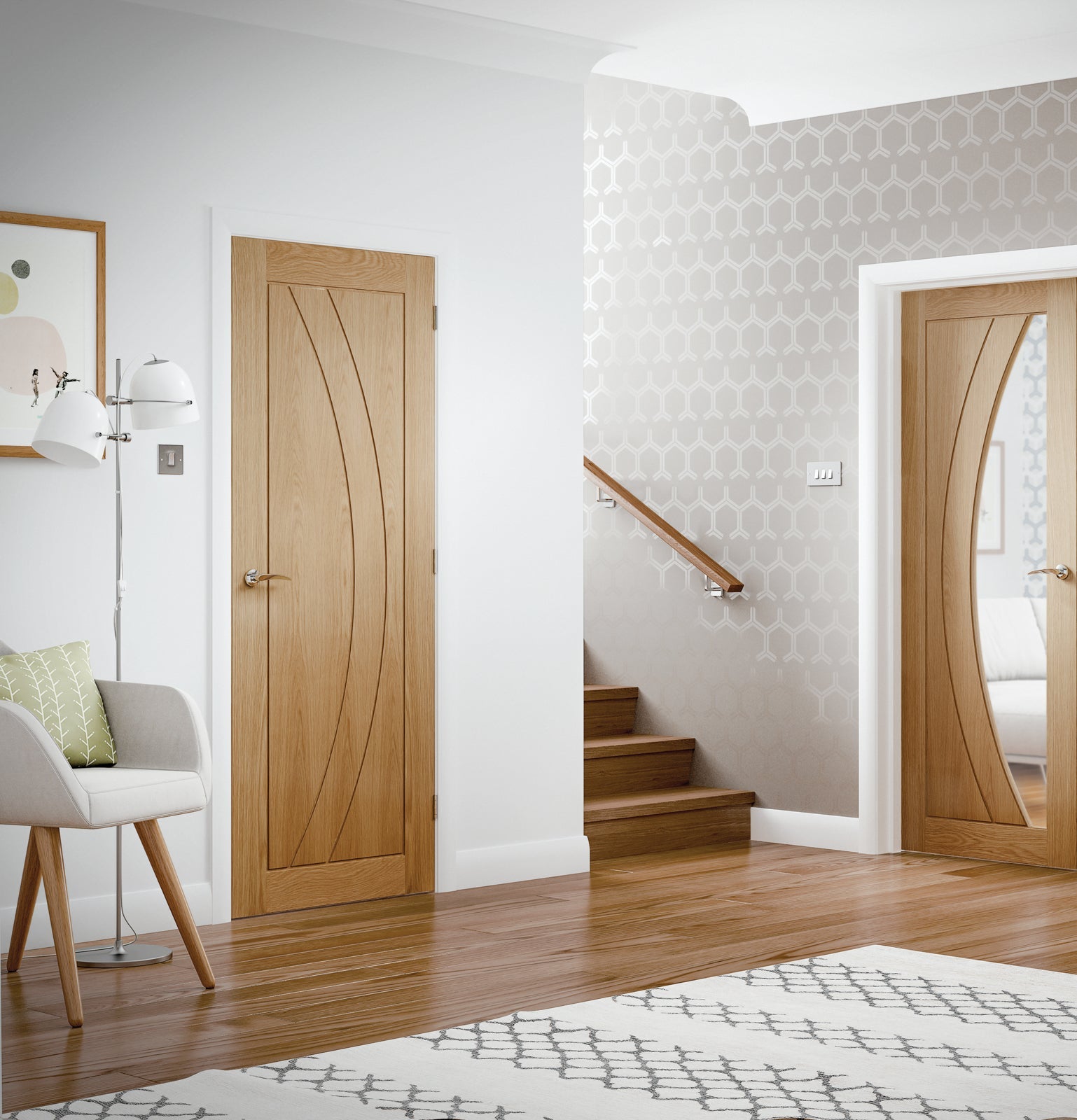 SHOW Internal Oak Salerno Door lifestyle