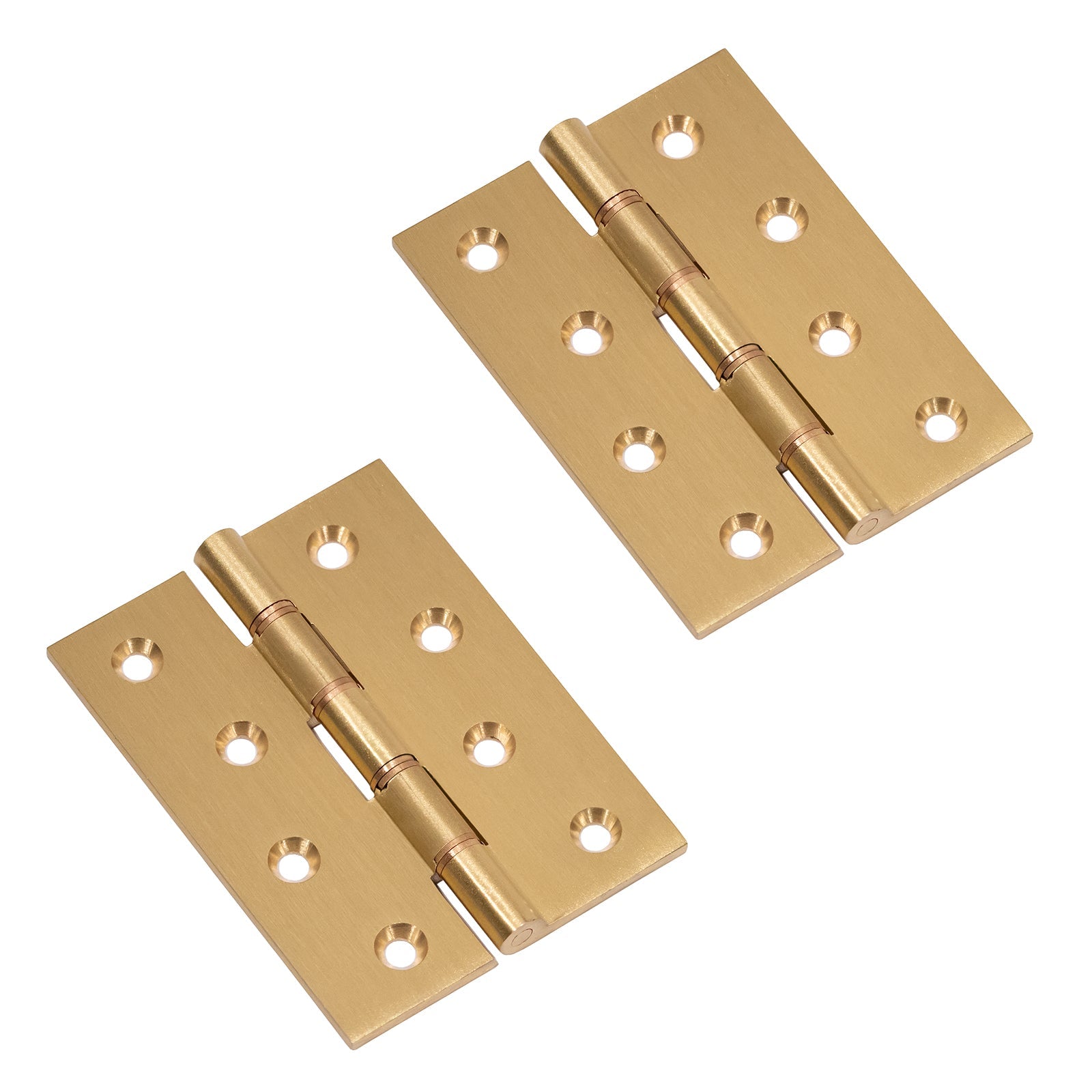 Solid Brass 4 Inch Butt Hinge in Satin Brass Finish