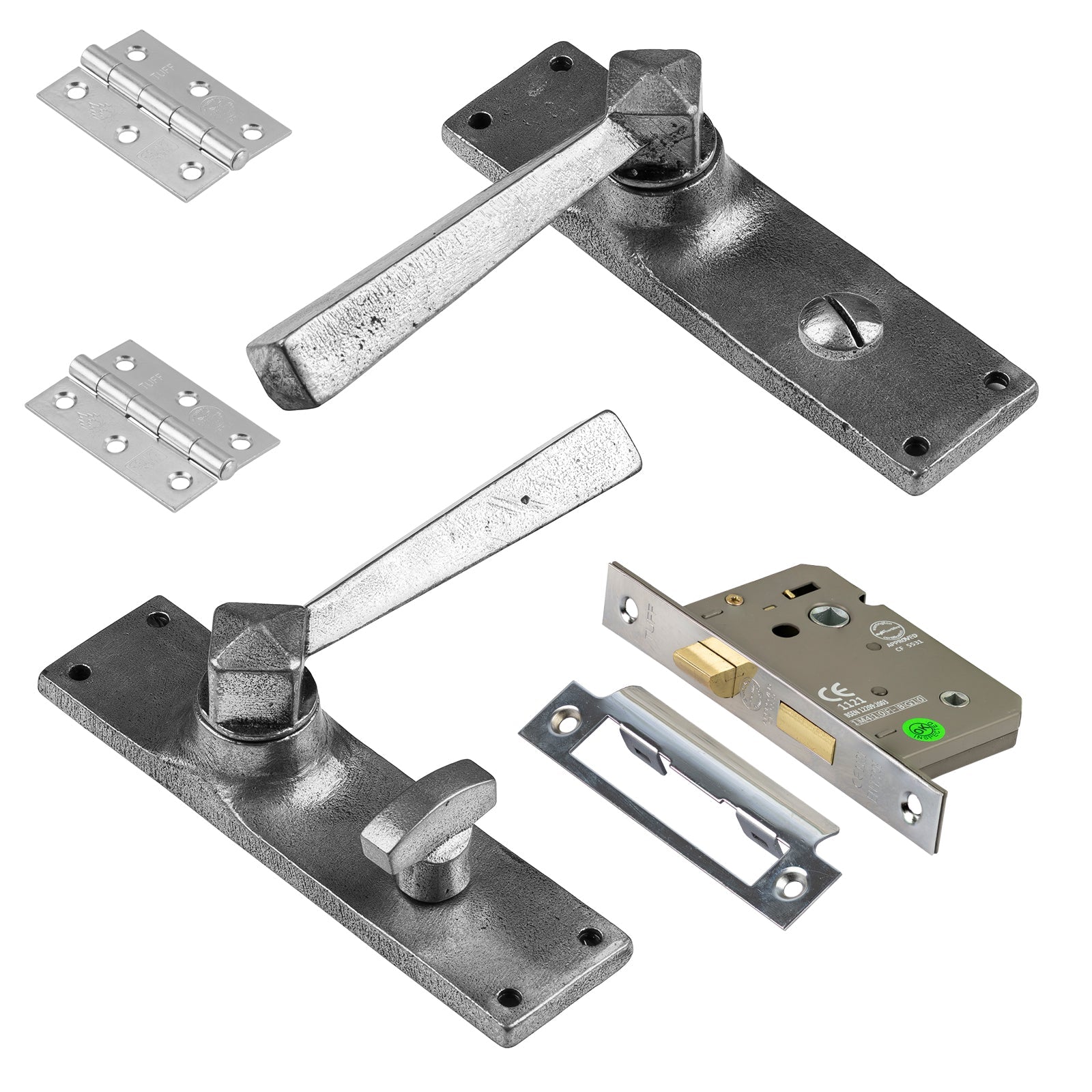 Straight lever handle bathroom door set  SHOW