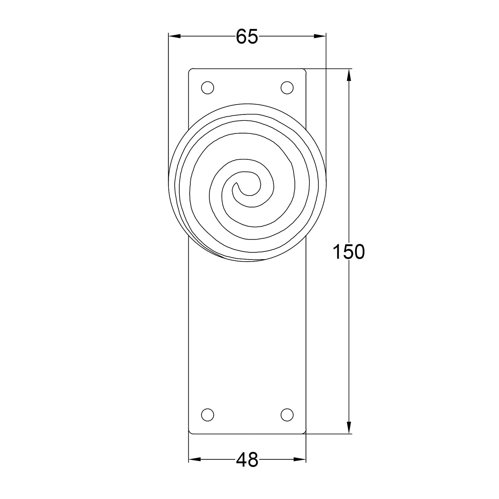 Swirl Pewter Door Knobs On Narrow Backplate latch SHOW