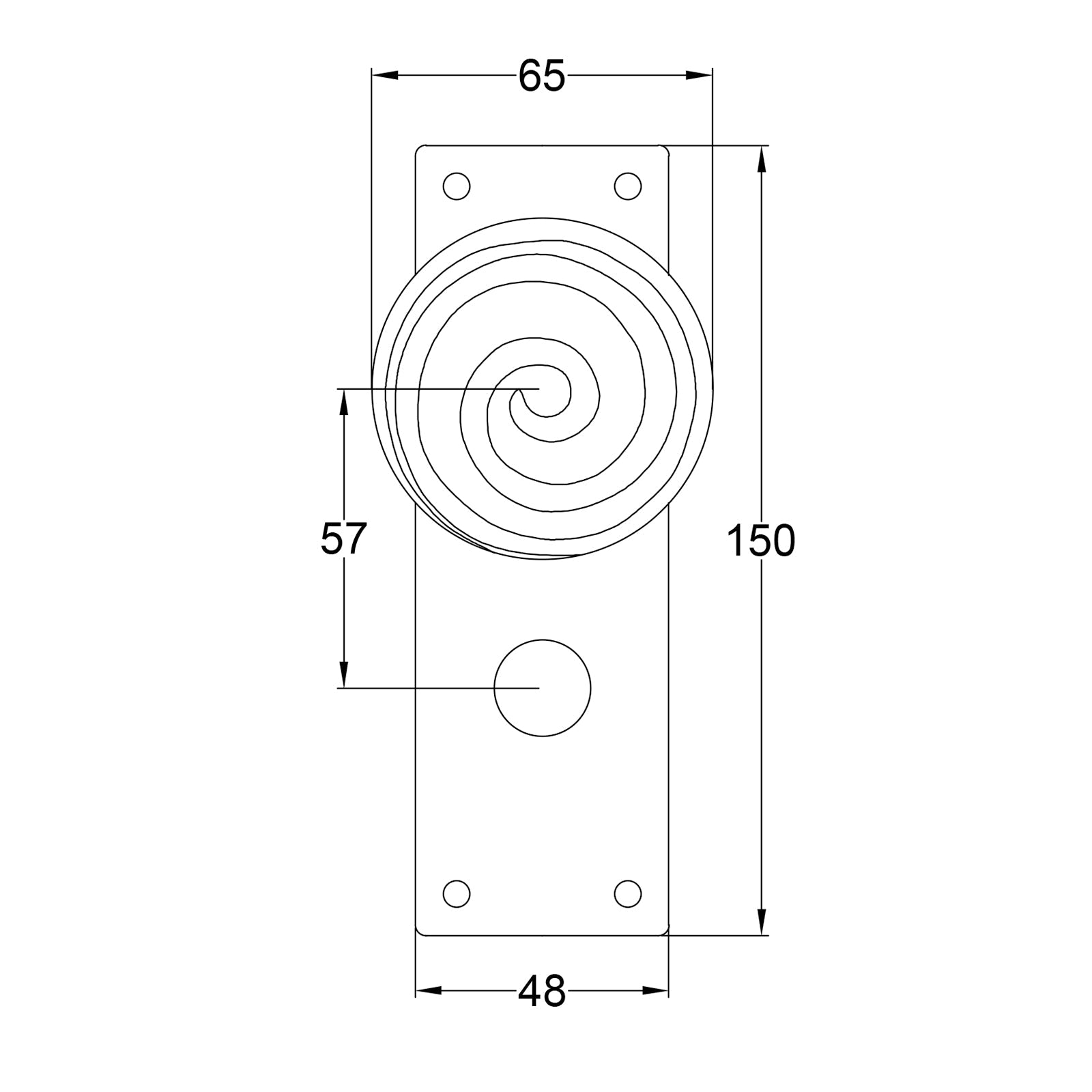 Swirl Pewter Door Knobs On Narrow Backplate Bathroom SHOW