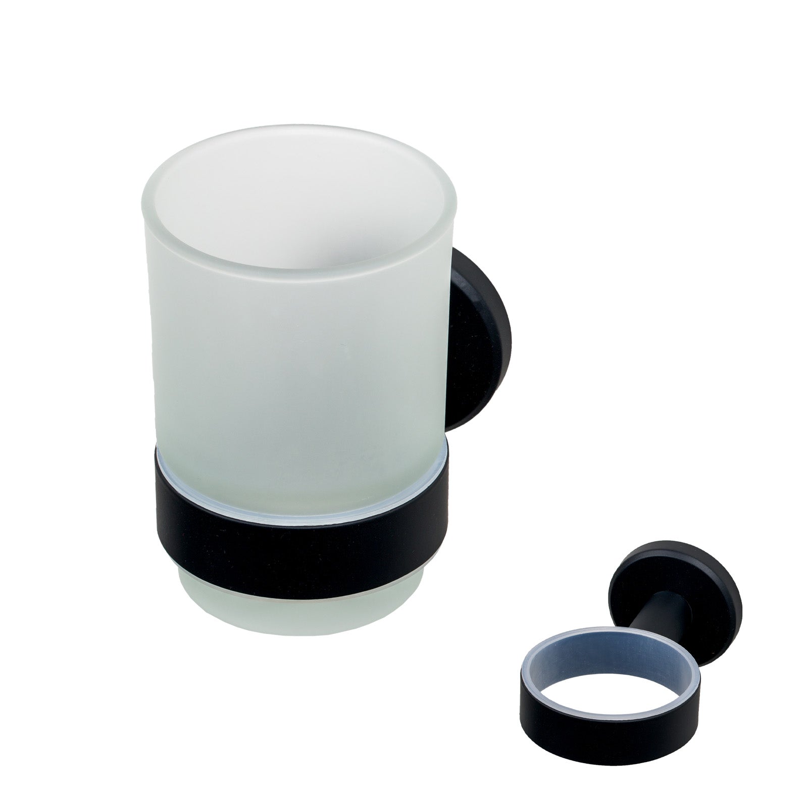 SHOW Image of Matt Black Oxford Tumbler Holder