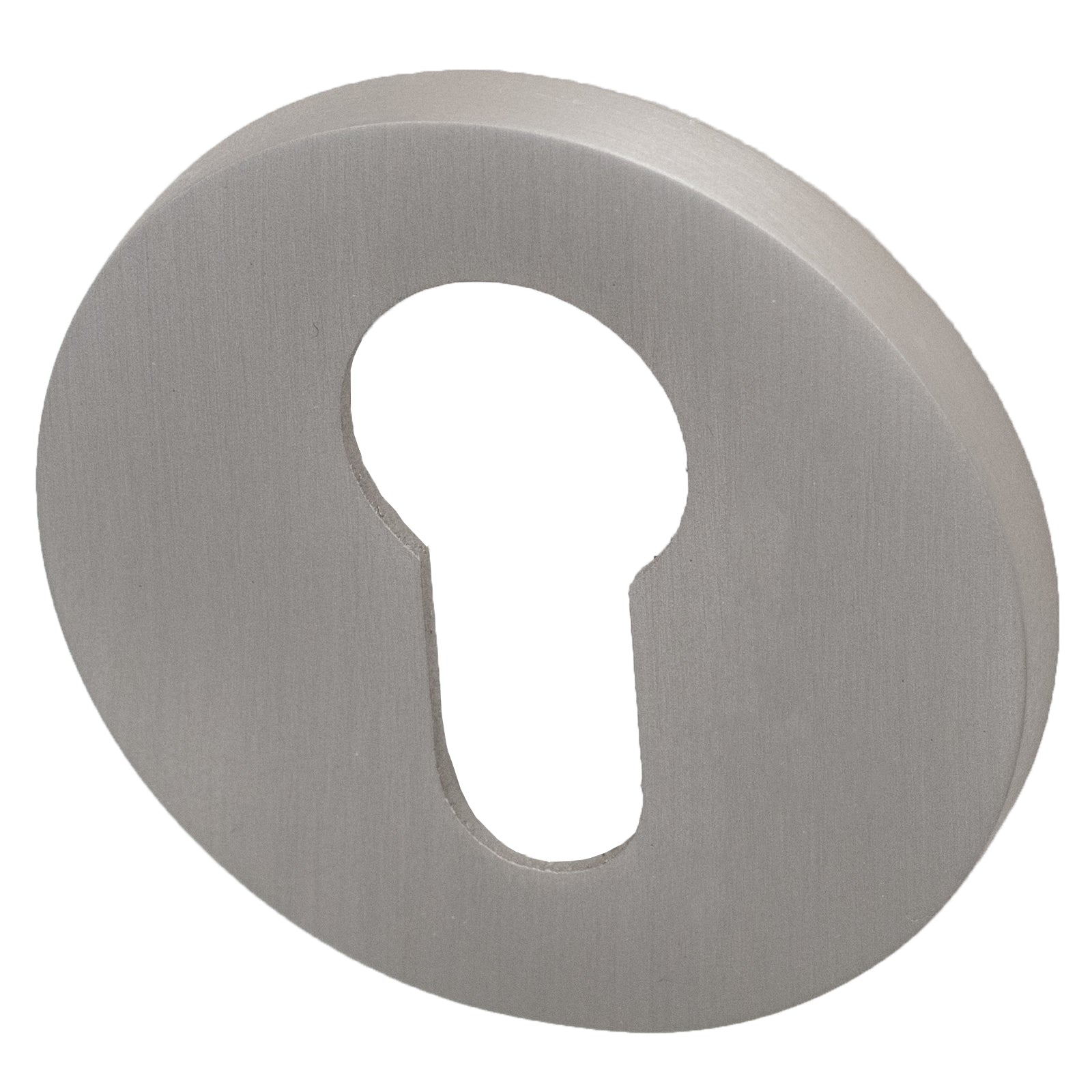 Tupai round euro profile escutcheon in Nickel Pearl Finish SHOW