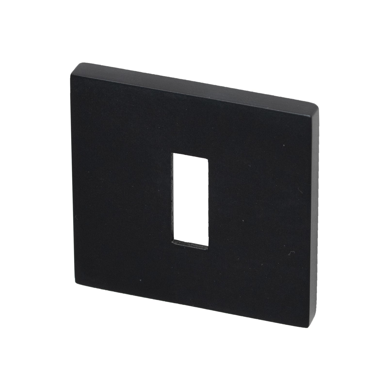 Tupai British Standard square escutcheon for use with 3 & 5 lever locks in Black Pearl Finish SHOW