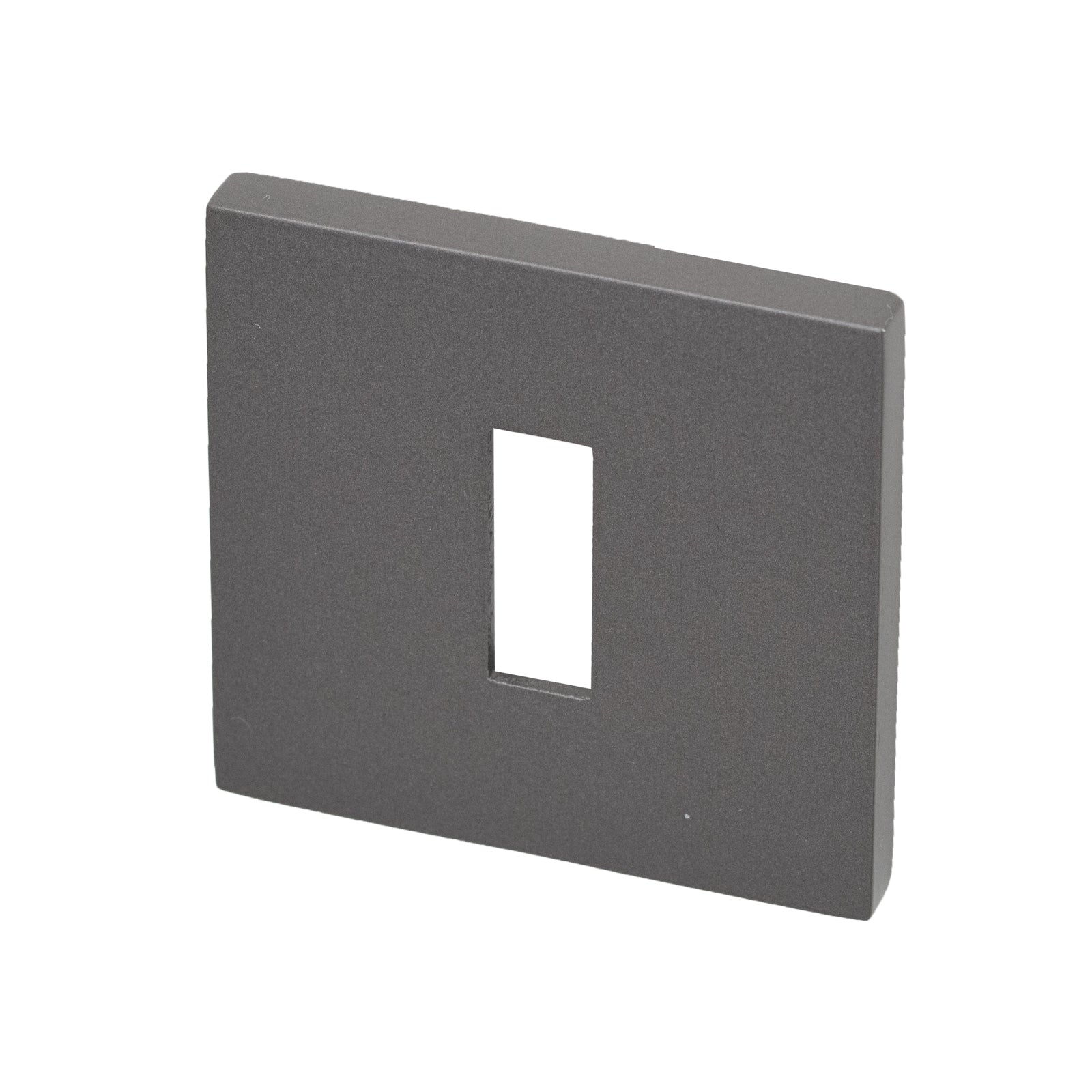 Tupai British Standard square escutcheon for use with 3 & 5 lever locks in Titan Finish SHOW