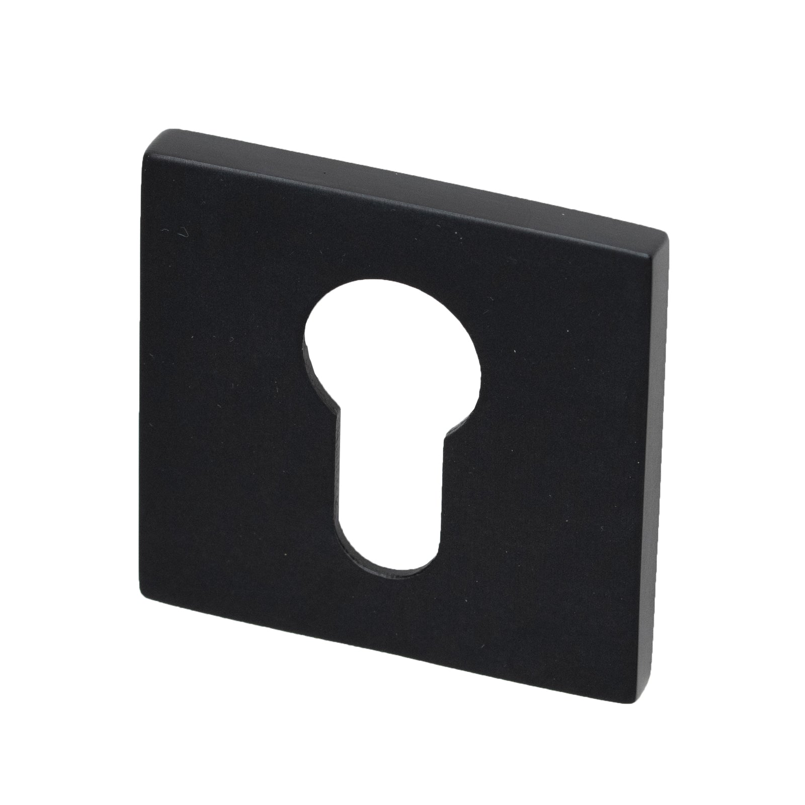 Tupai square euro profile escutcheon in Black Pearl Finish SHOW