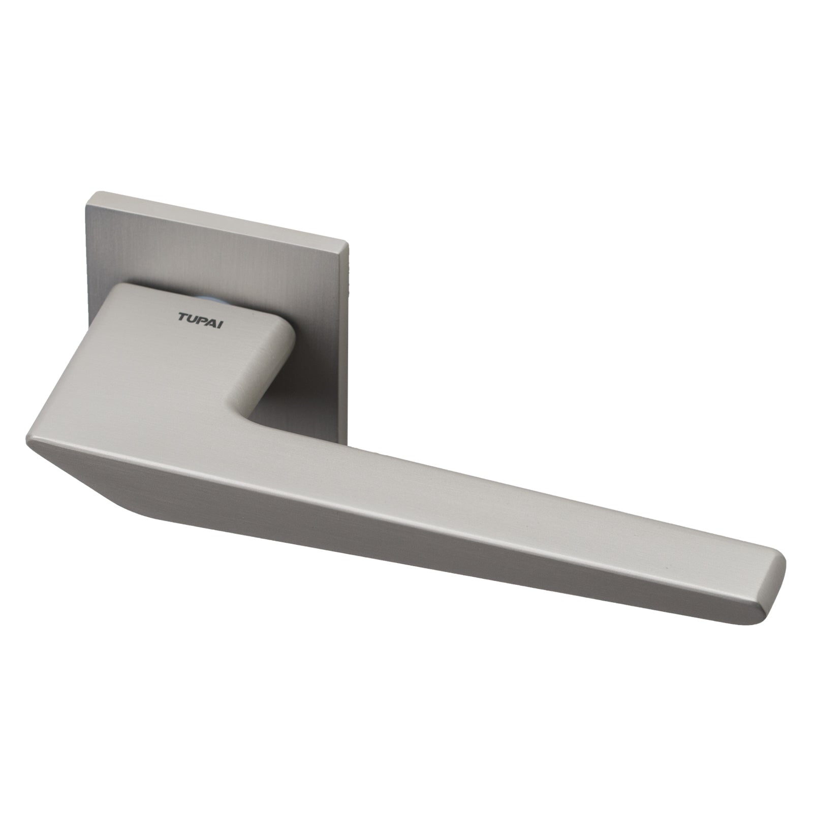 Montemuro Lever on Rose Door Handle in Nickel Pearl Finish SHOW