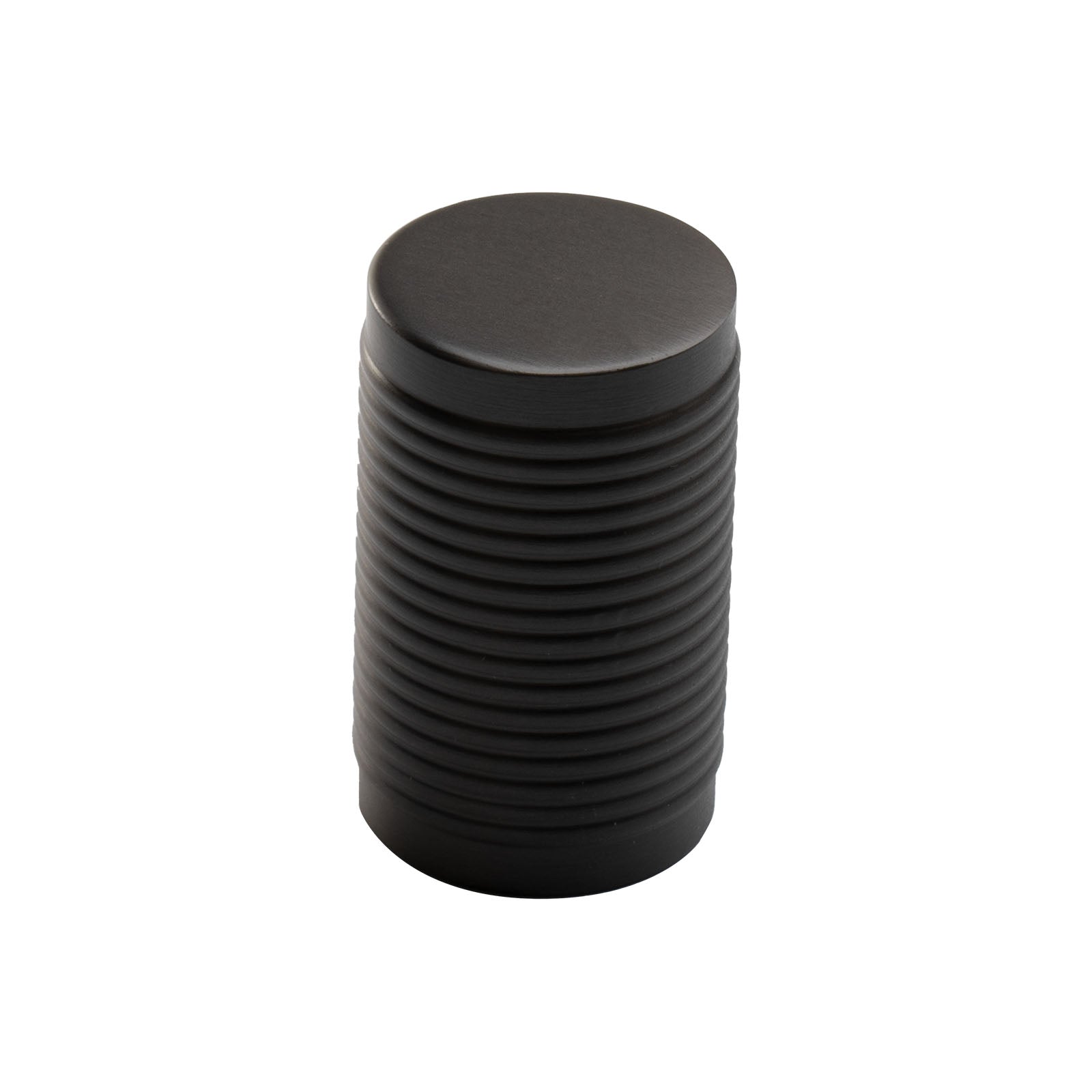 Bronze ribbed cupboard knob SHOW