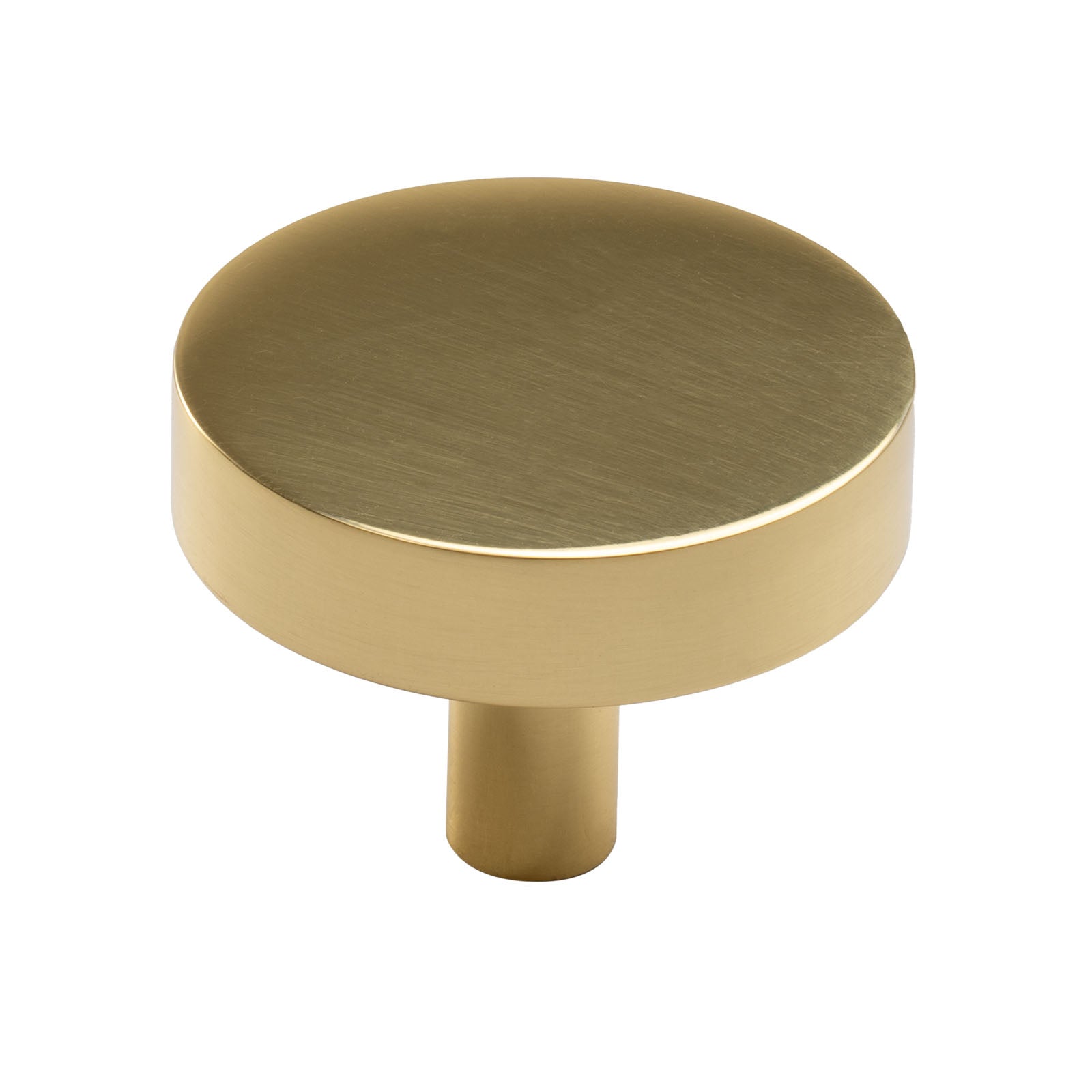 Image of 38mm Polished Brass Disc Cabinet Knobs