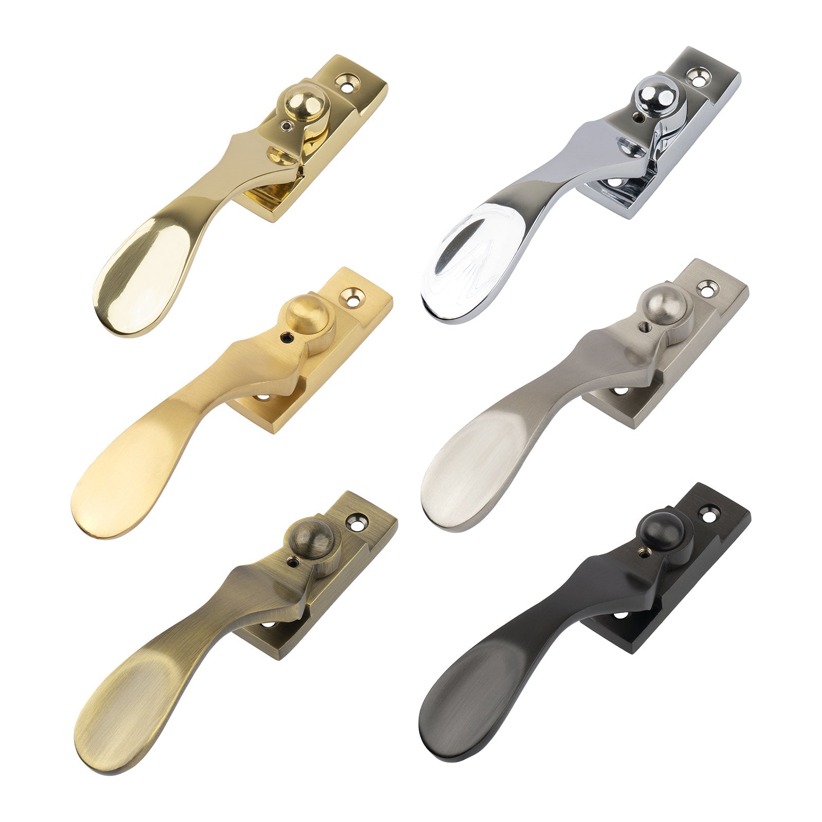 locking wedge casement fastener - weather stripped windows