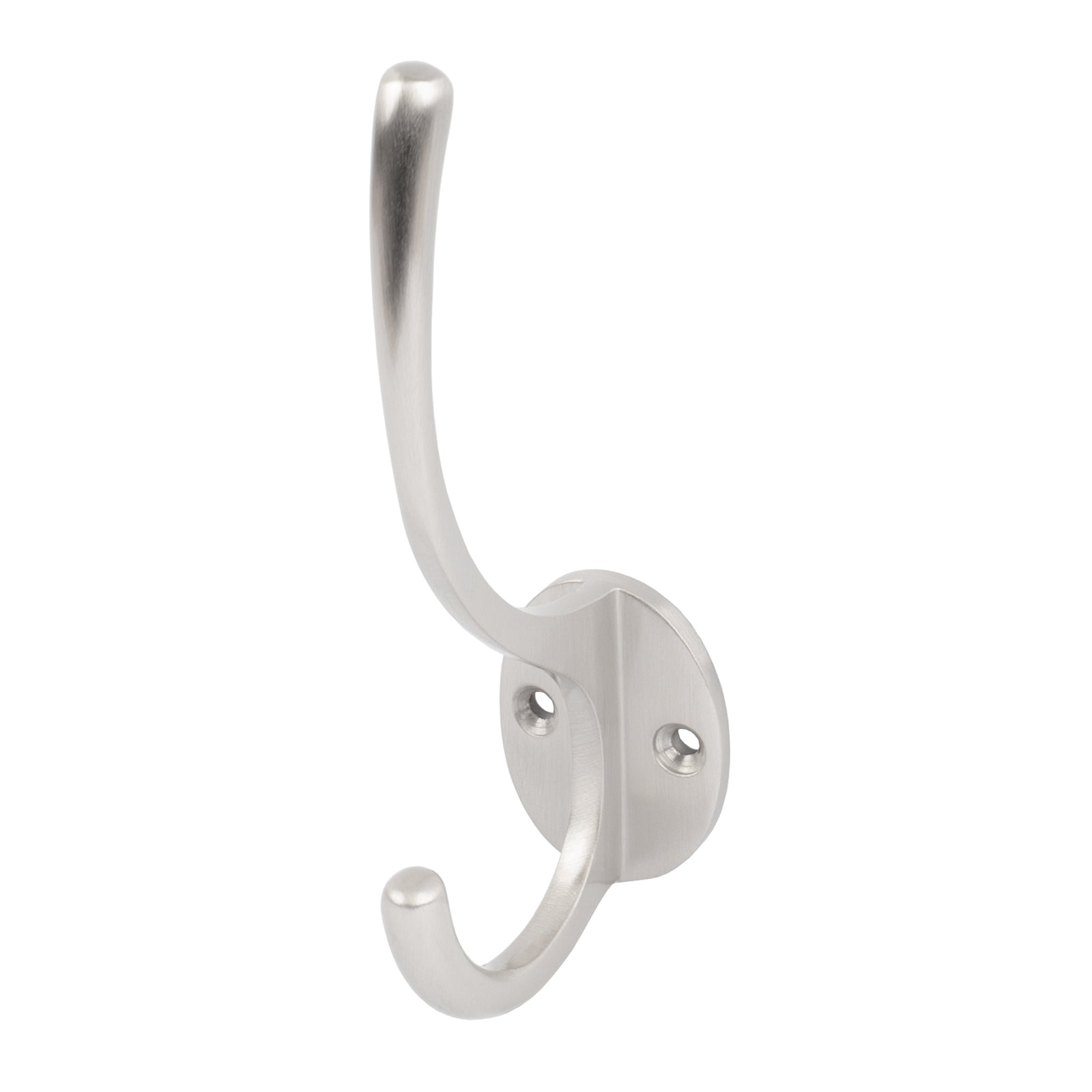 satin nickel hat and coat hook,  wall and door hook SHOW