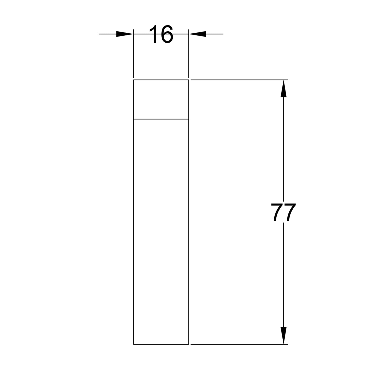 square wall mounted door stops dimension drawing SHOW