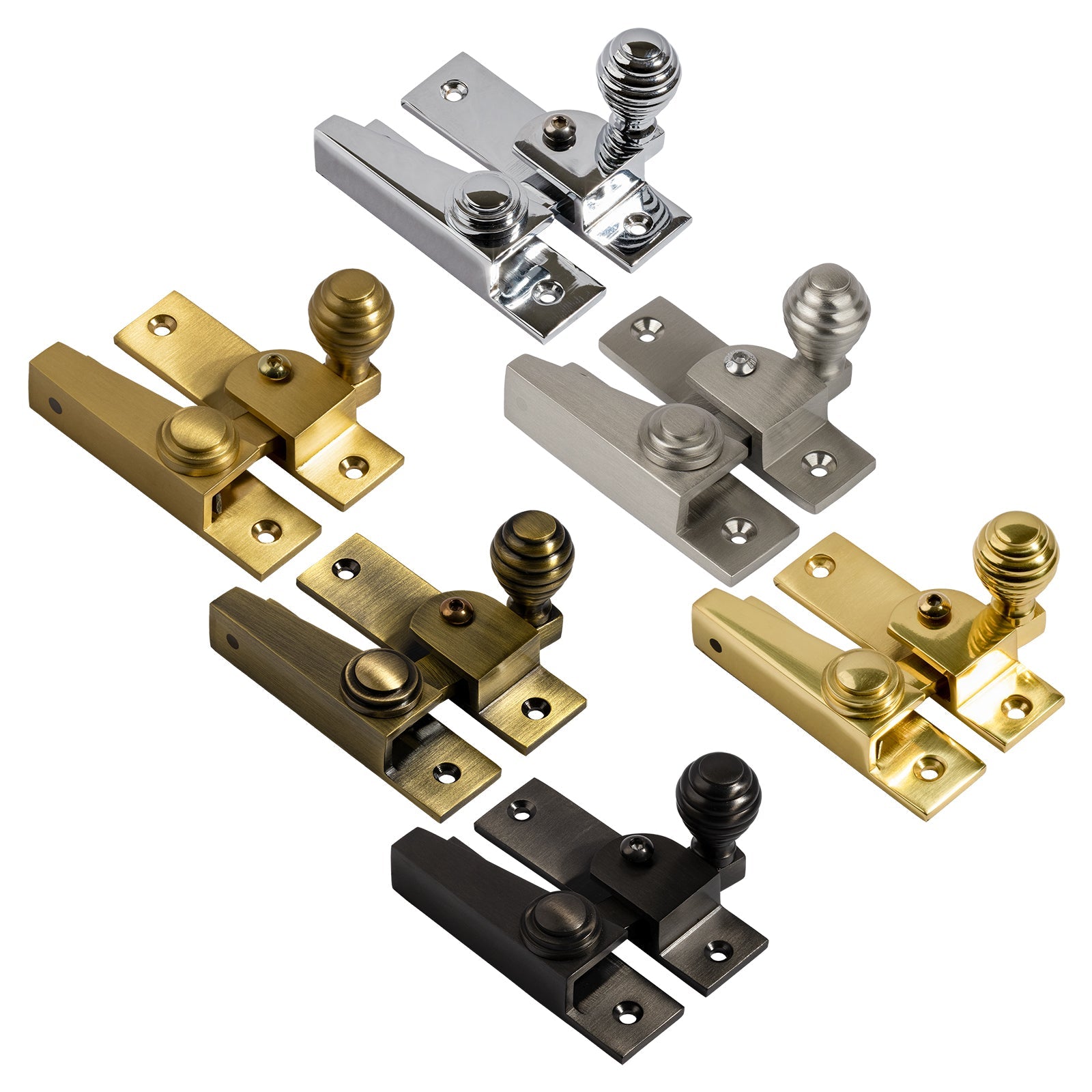 ringed hook plate sash fastener