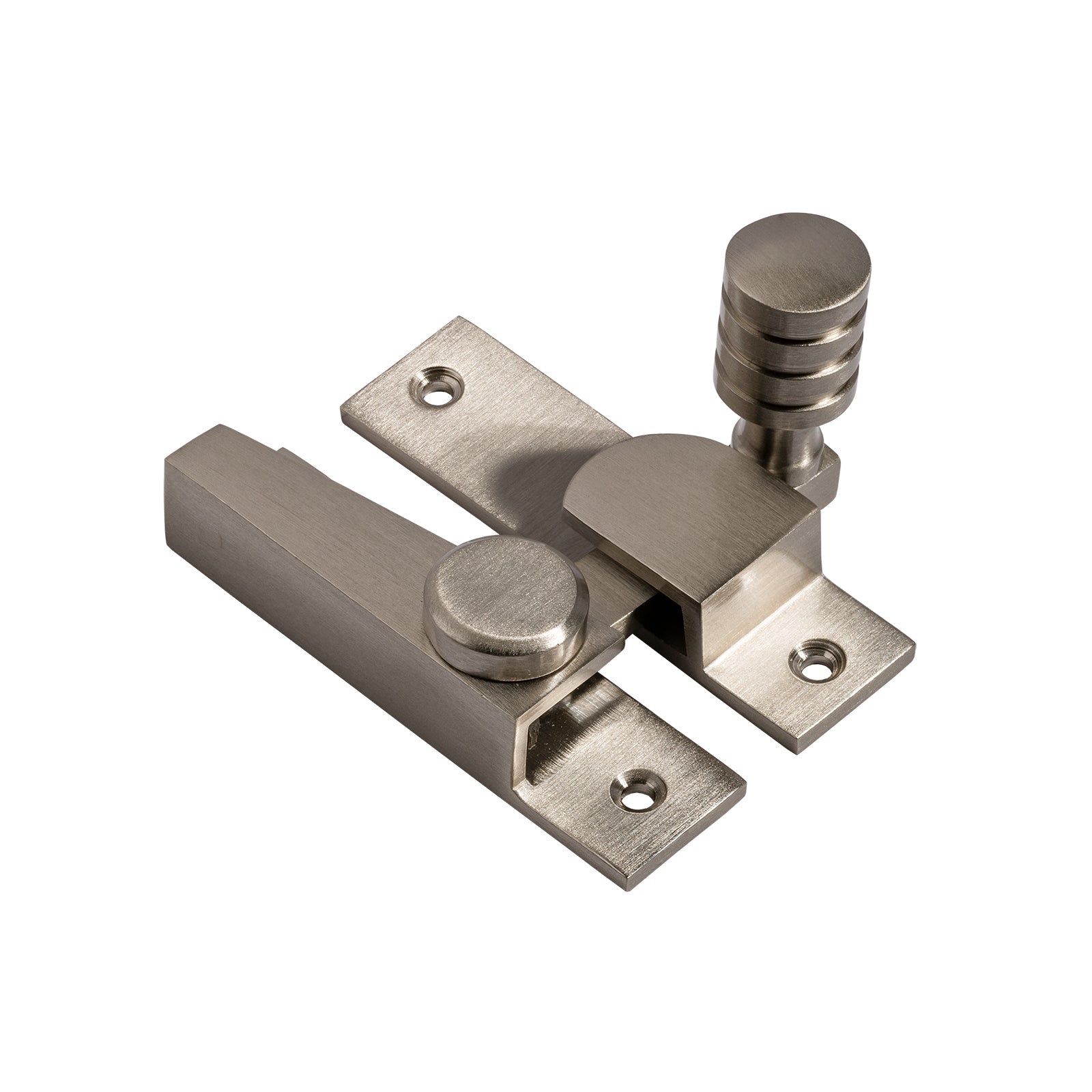 satin nickel traditional hook plate sash window fastener SHOW