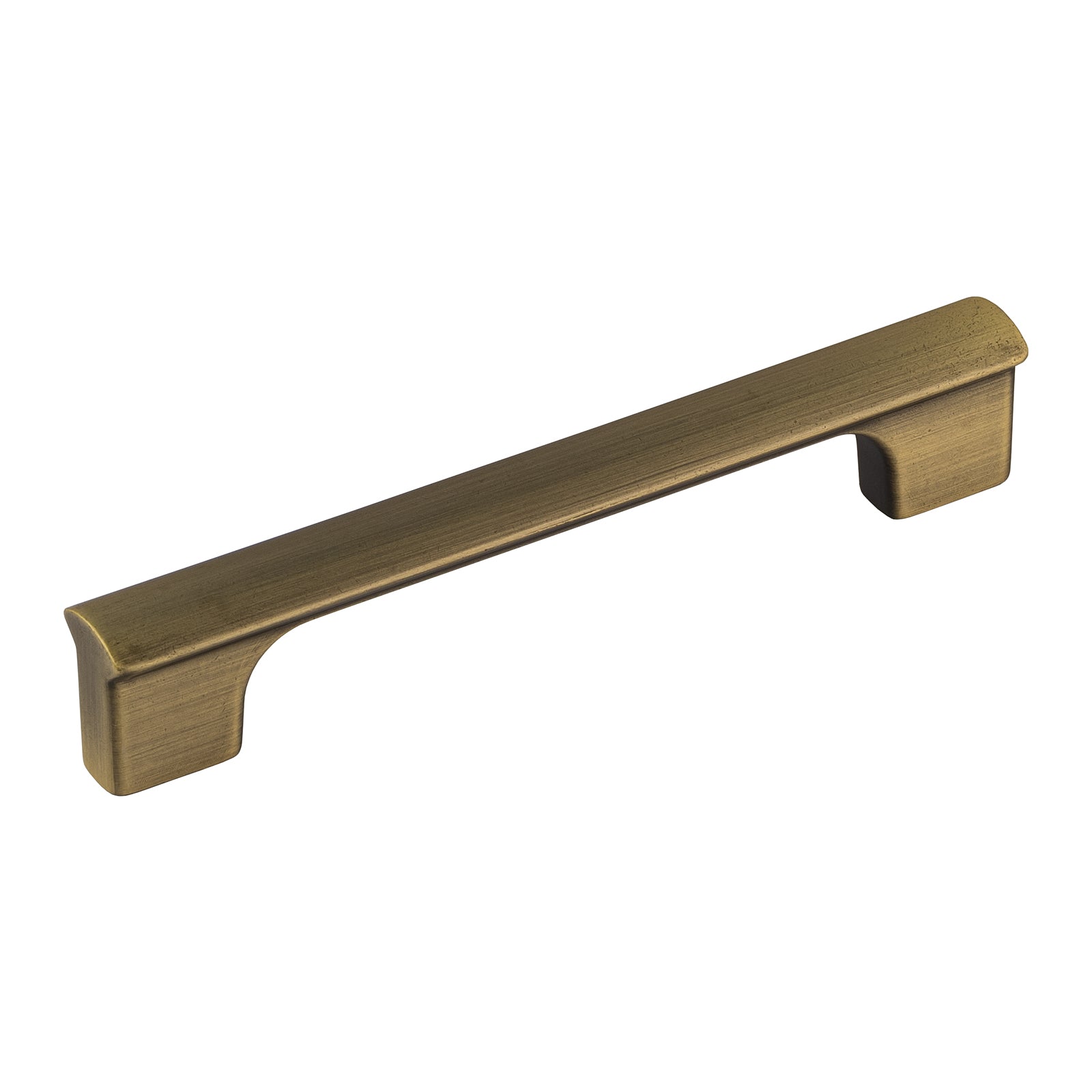 Vault Pull Handle Distressed Brass Finish