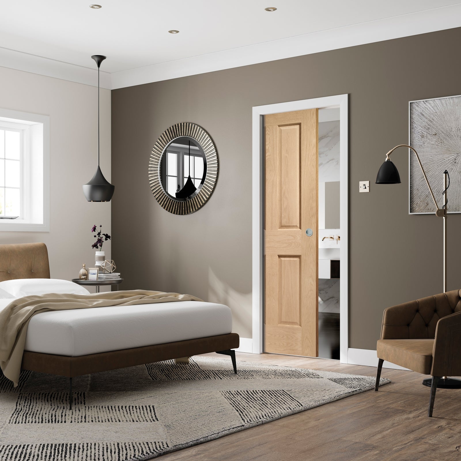 SHOW Internal Oak Victorian Door lifestyle