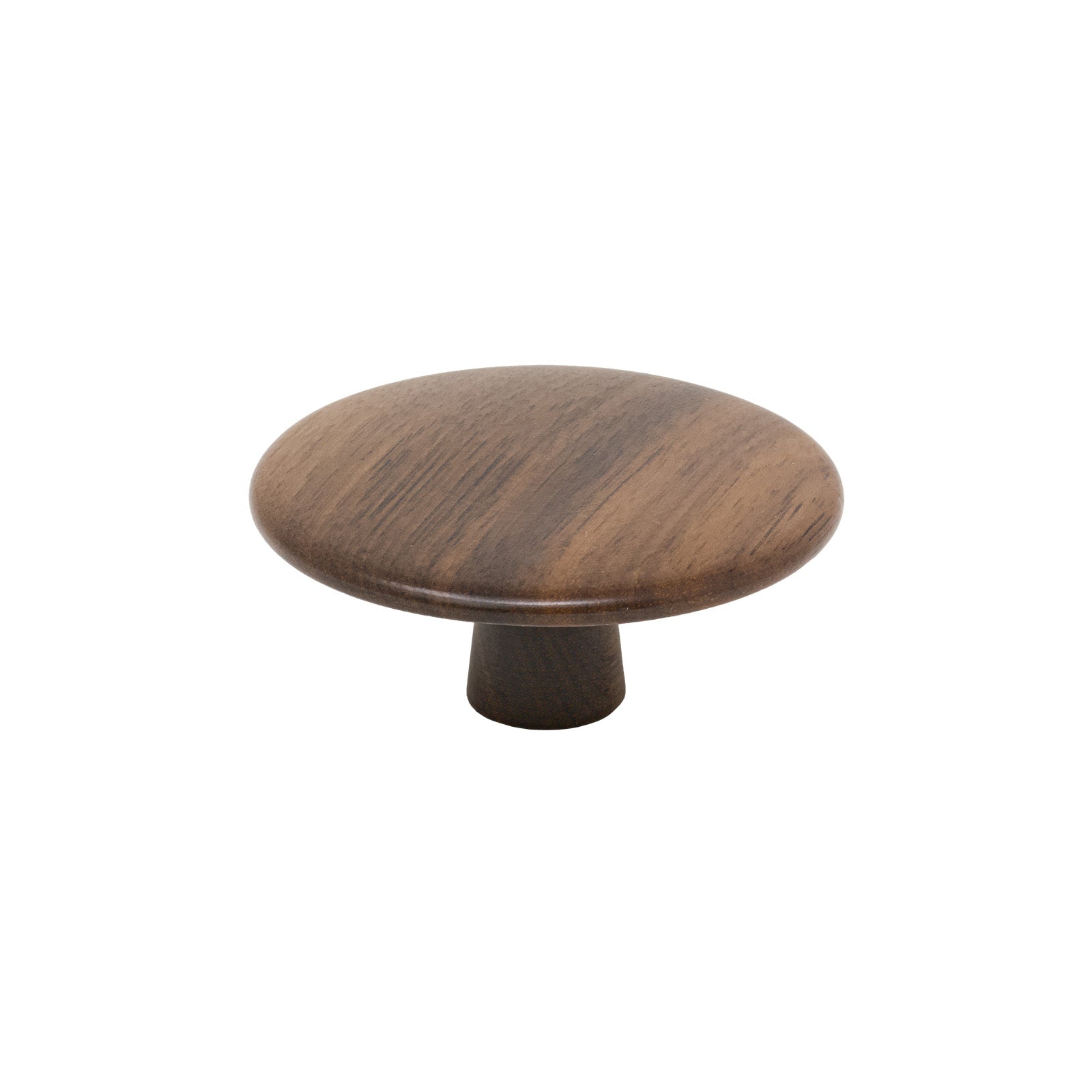 SHOW 48mm Mushroom Cabinet Knob In Walnut Finish