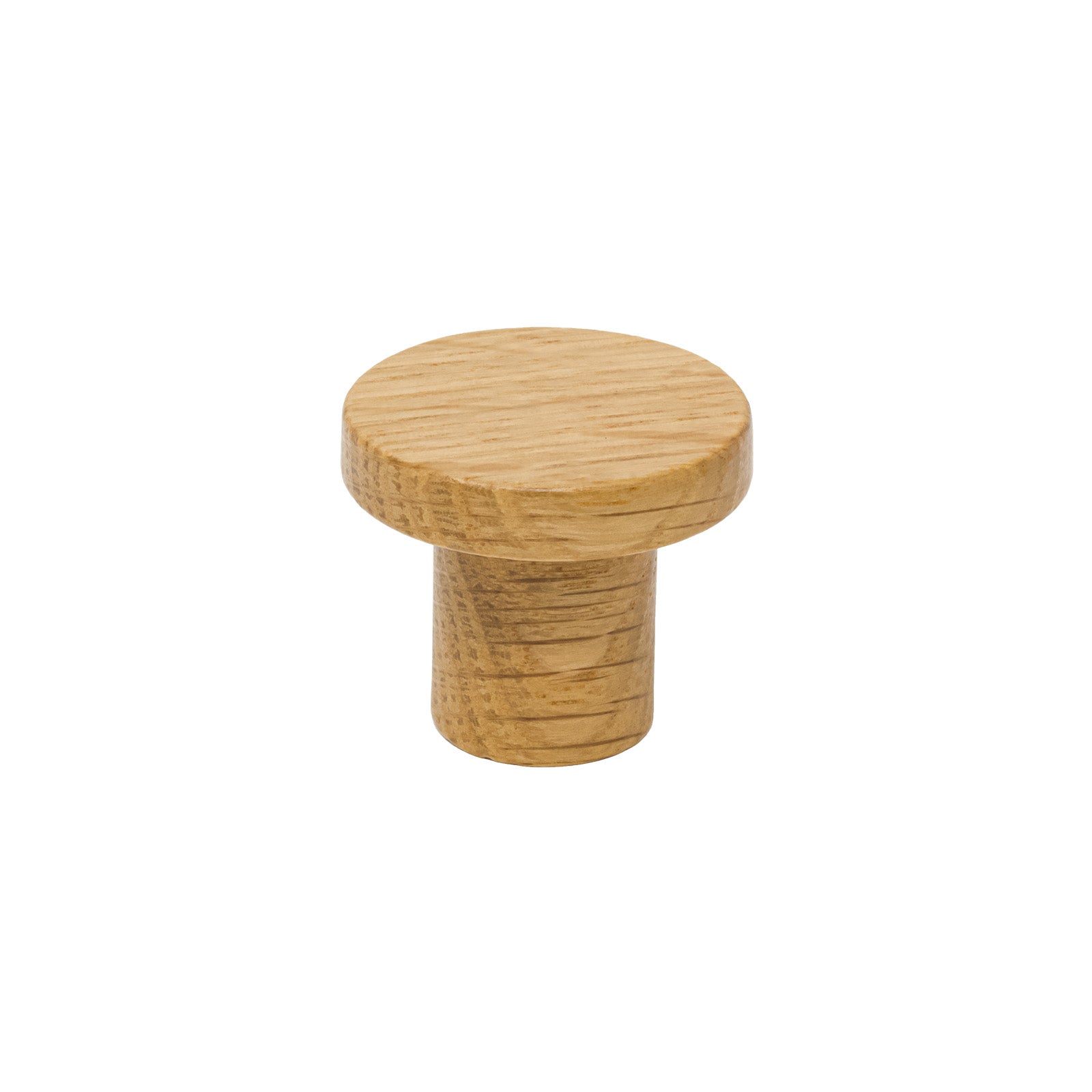 SHOW 33mm Round Circum Cabinet Knob In Oak Finish