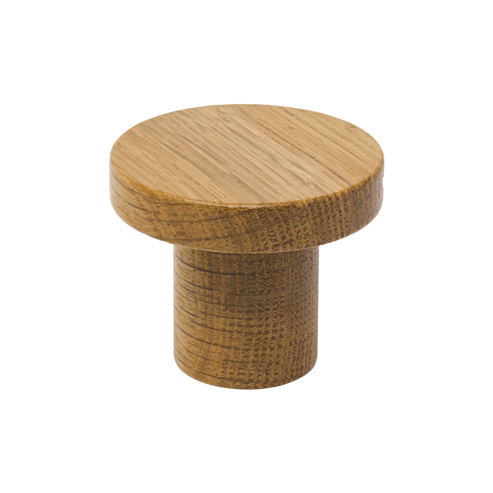 SHOW 48mm Round Circum Cabinet Knob In Oak Finish