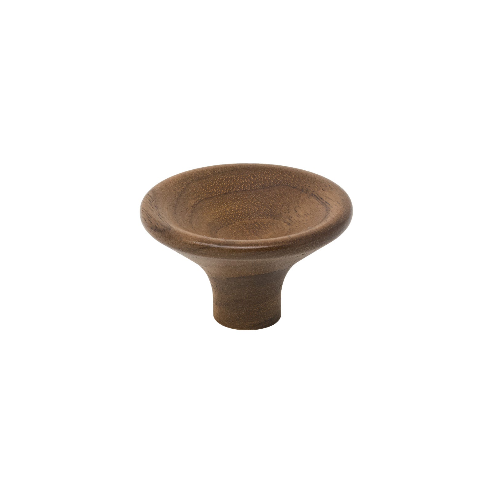 SHOW Trumpet Cabinet Knob in Walnut finish