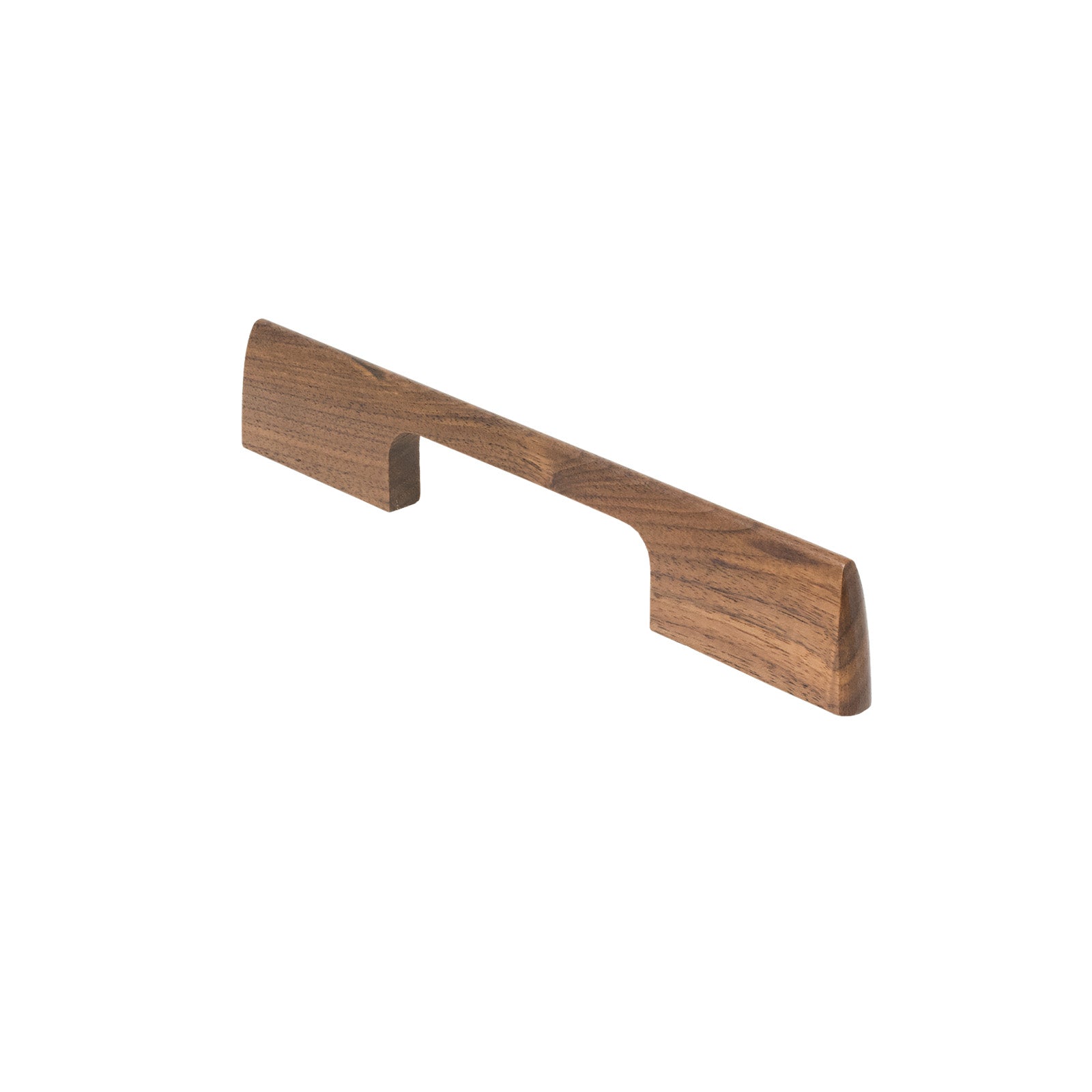 SHOW 160mm Slim Metro Cabinet Pull Handle In Walnut Finish