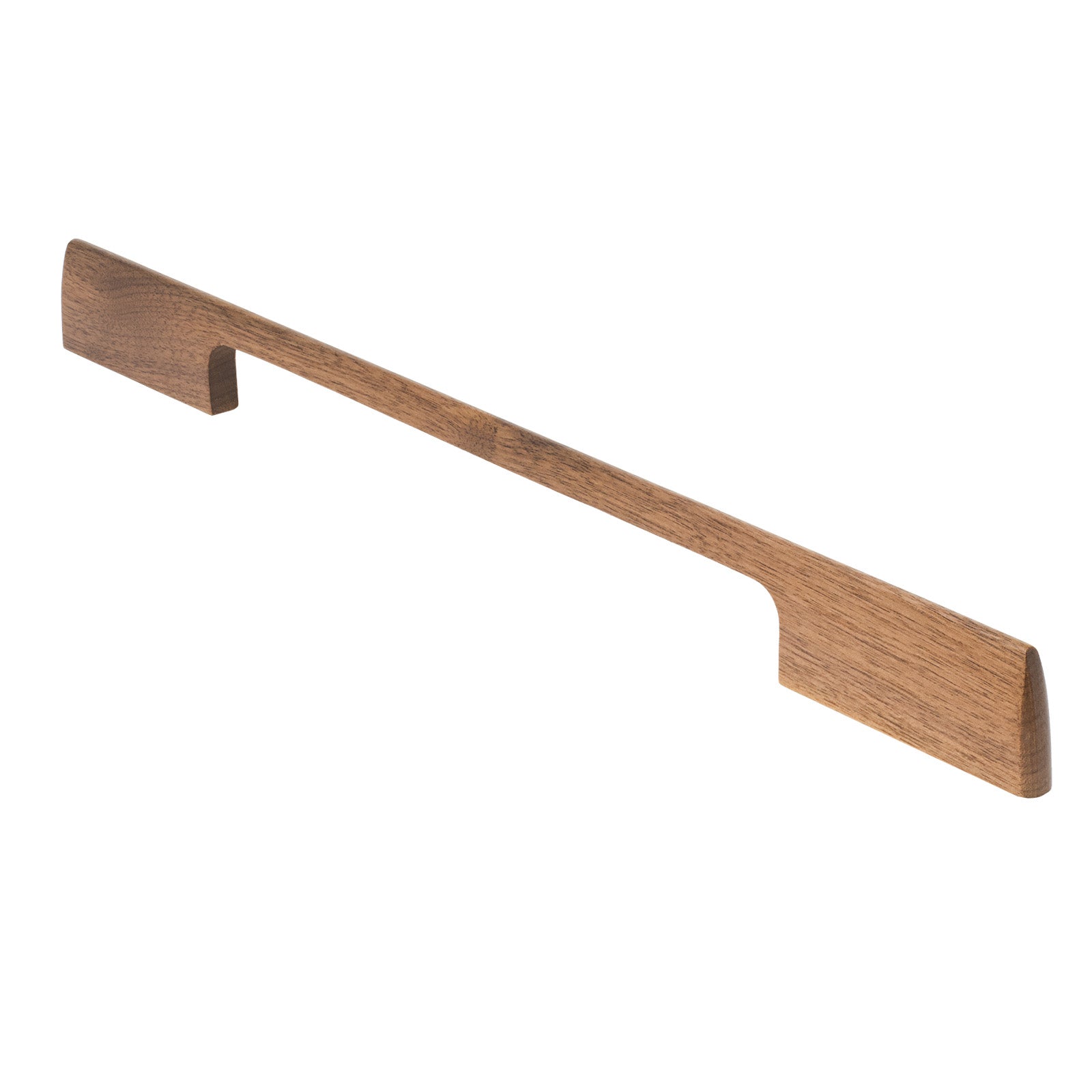 SHOW 320mm Slim Metro Cabinet Pull Handle In Walnut Finish