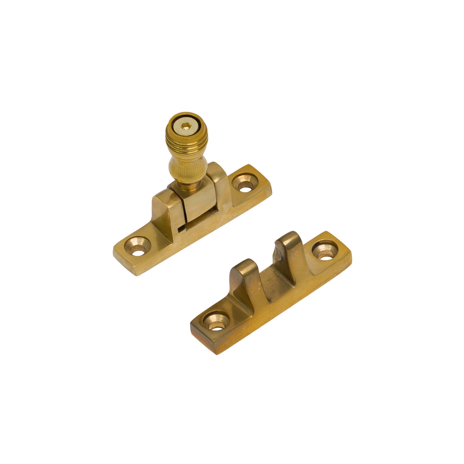 Square Prestbury Brighton Fastener - Narrow Polished Brass