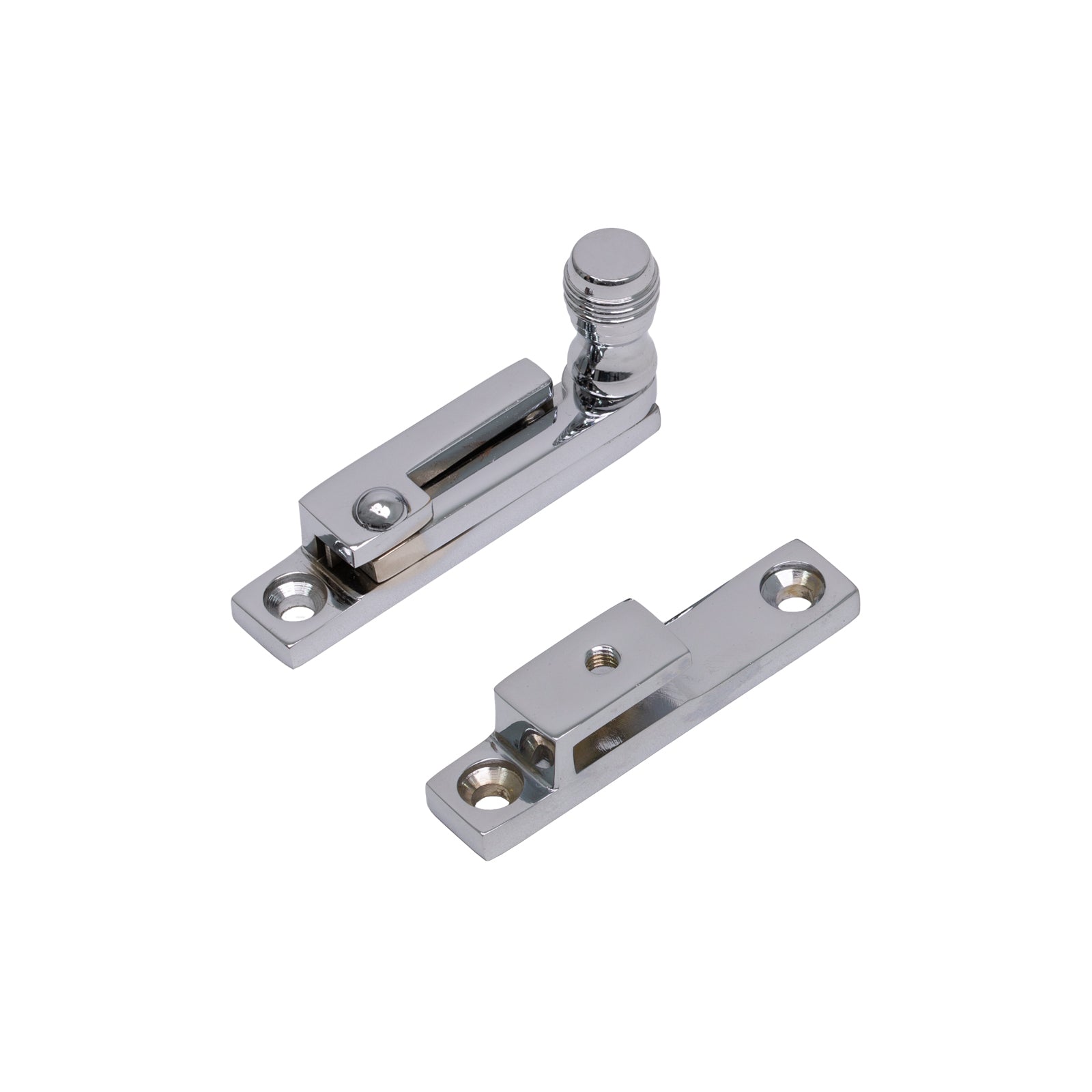 Prestbury Quadrant Fastener - Narrow Polished Chrome