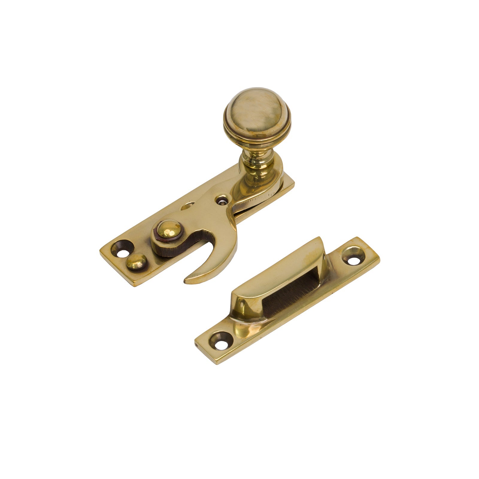 Prestbury Sash Window Hook Fastener Aged Brass