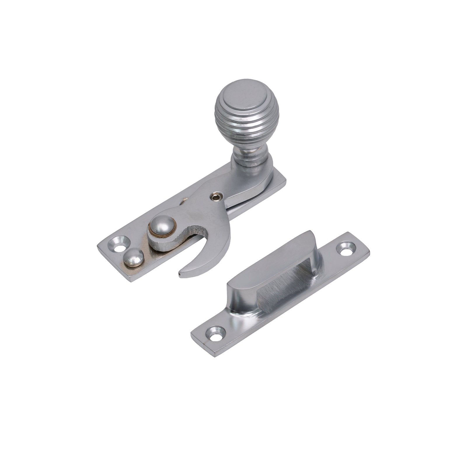 Beehive Sash Window Hook Fastener Satin Chrome