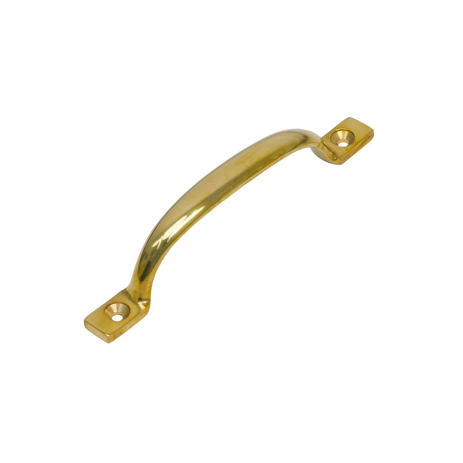 Slim Sash Window Pull Polished Brass