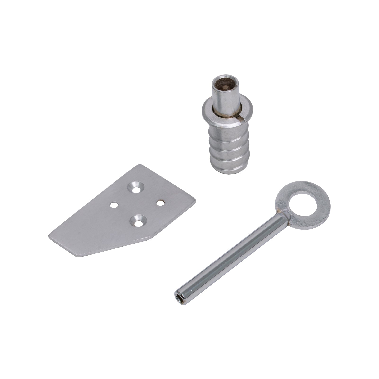 Key-Flush Sash Window Stop Satin Chrome