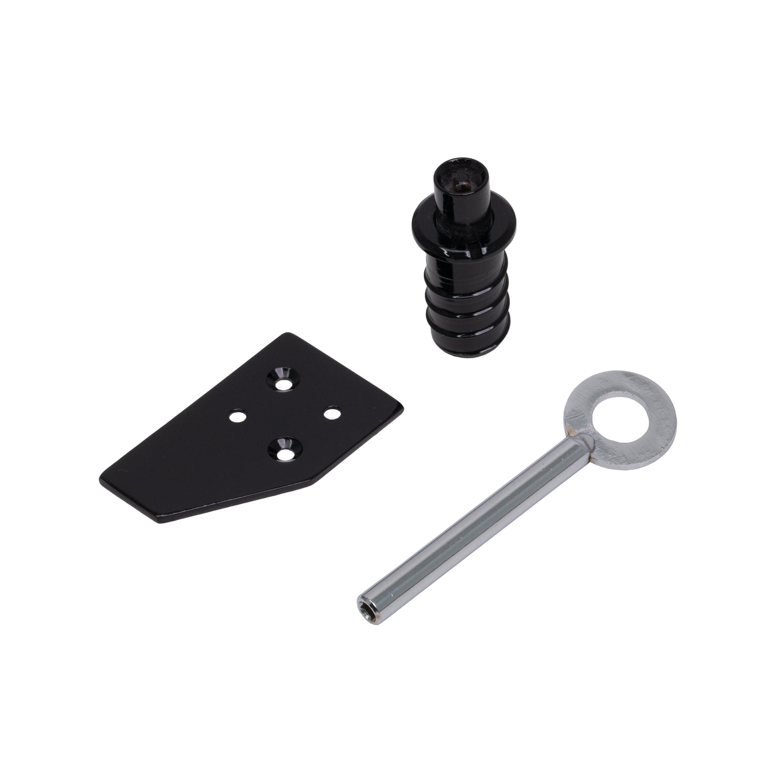 Key-Flush Sash Window Stop Black