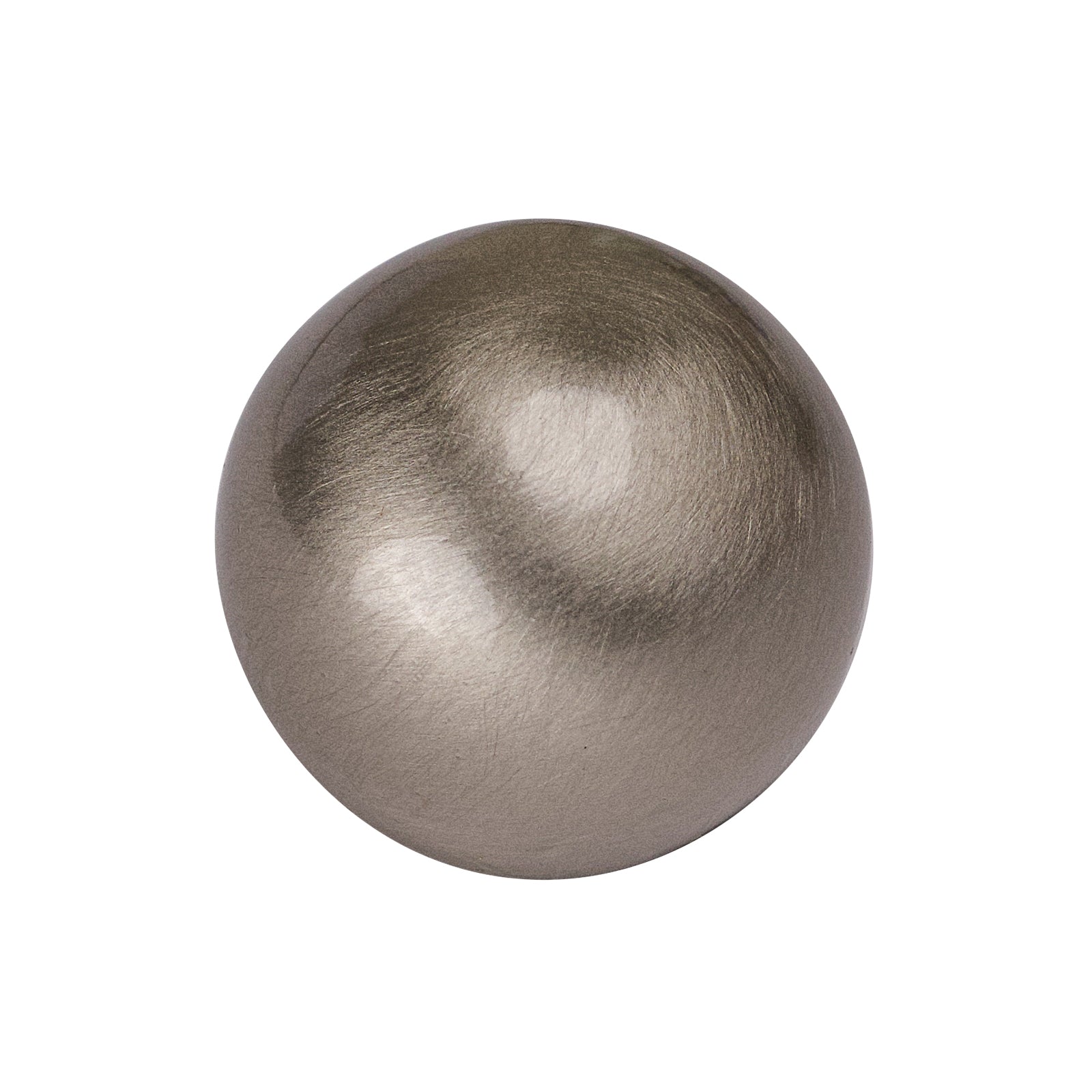 satin nickel globe cabinet knob, round cupboard knob, kitchen cabinet knob SHOW