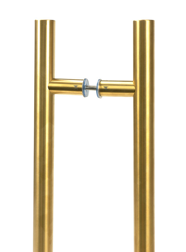 SHOW Aged Brass 0.6m T Bar Handle B2B 32mm 