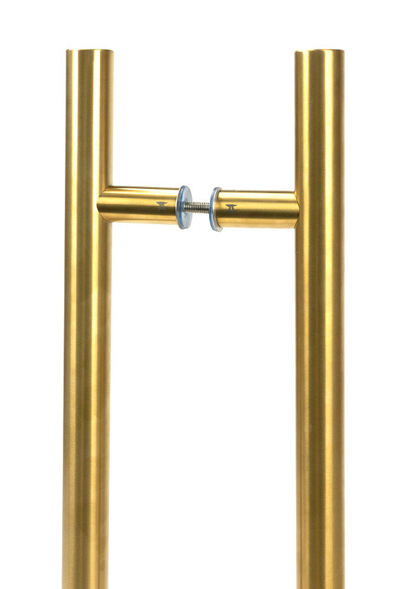 SHOW Aged Brass 0.9m T Bar Handle B2B 32mm 