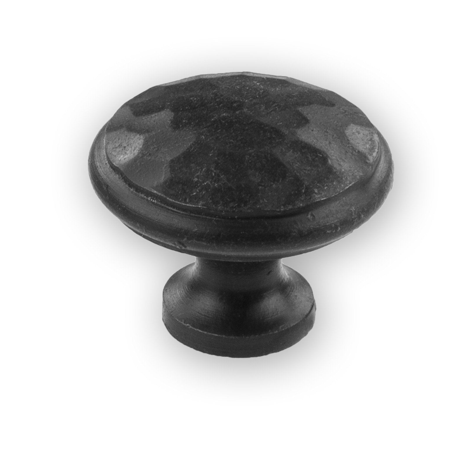 40mm Beaten Black Cupboard Knob SHOW